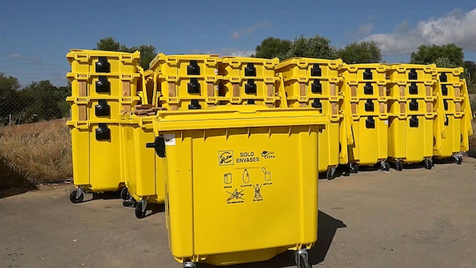 Contenedores amarillos