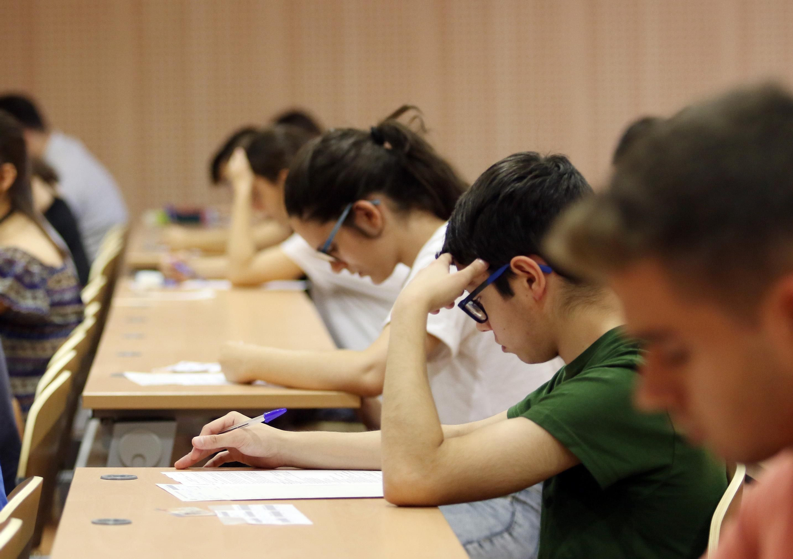 Prueba de evaluación de acceso a la universidad del pasado año.