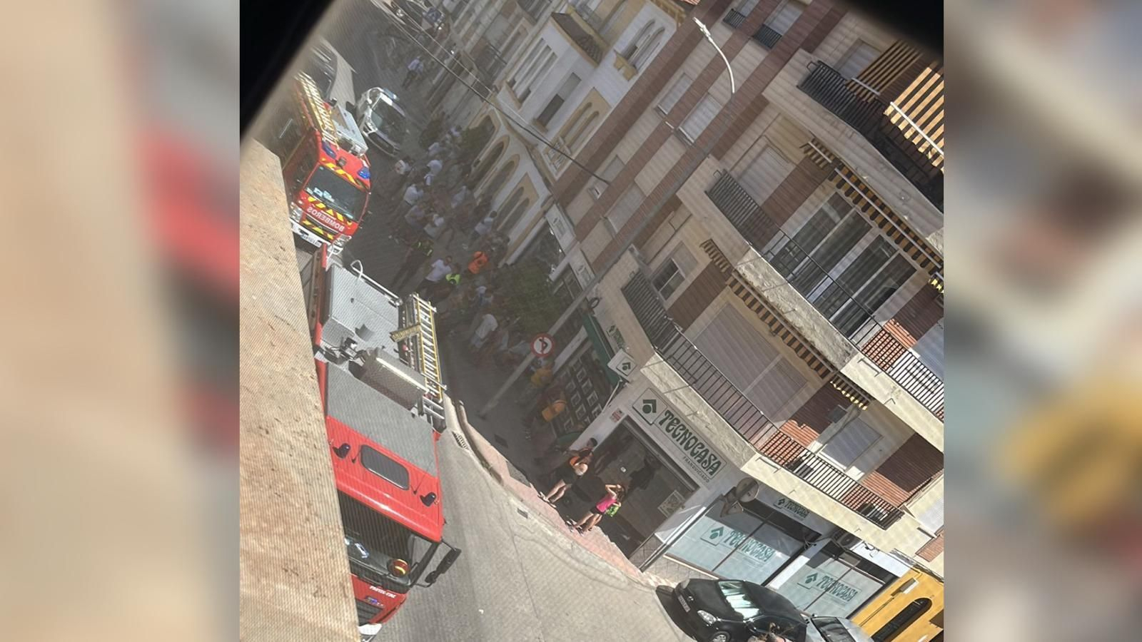 Incendio en una vivienda de la avenida Europa.