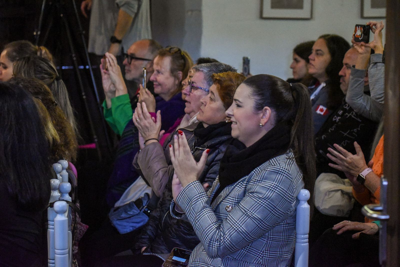 Una zambomba llena de flamenco la Navidad cordobesa en la Posada del Potro, en fotos