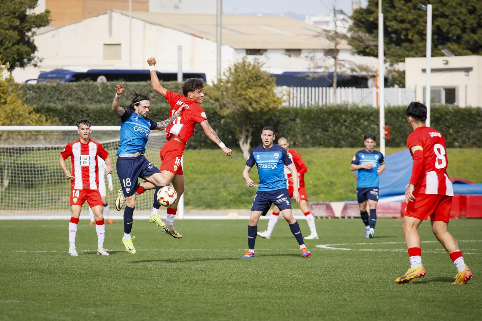 Imágenes del partido entre Almeria B contra Villanovense de segunda RFEF