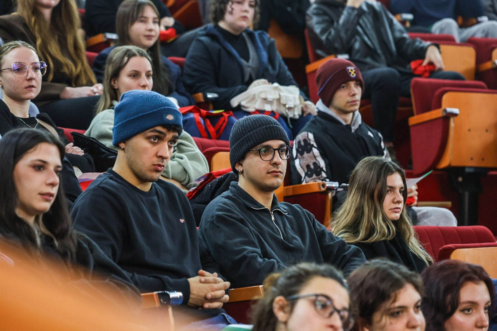Fotografías de la llegada de estudiantes Erasmus a la Universidad de Huelva