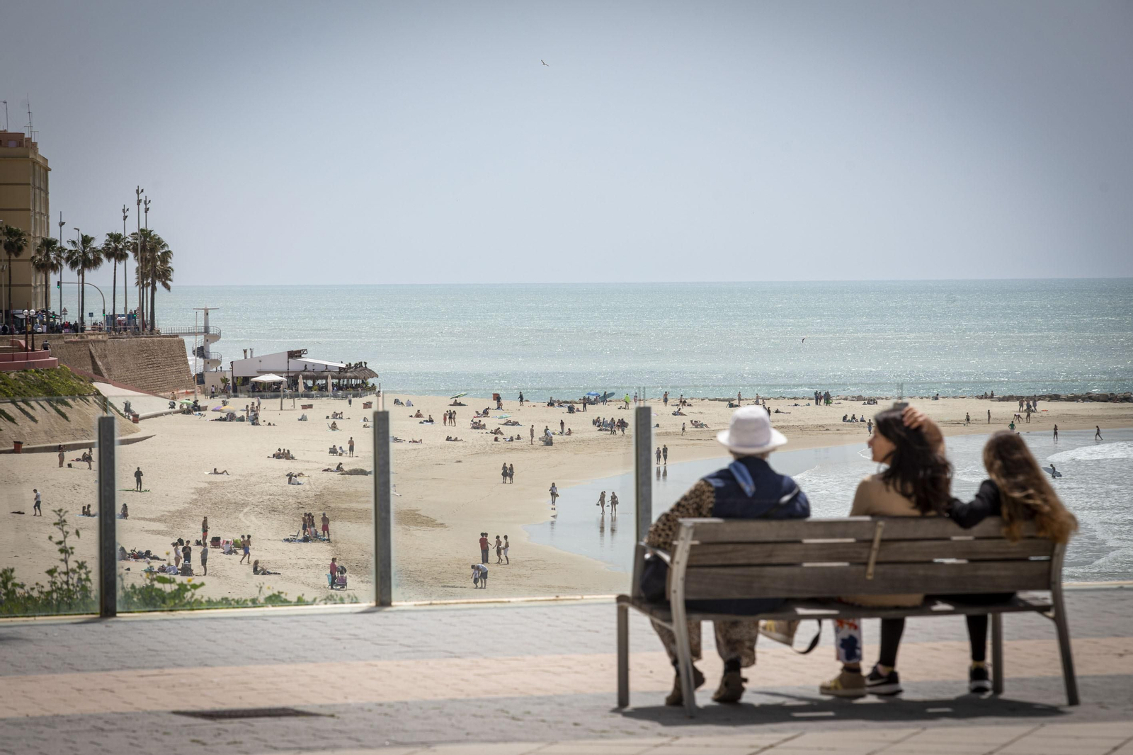 Pasear por la playa de Santa María