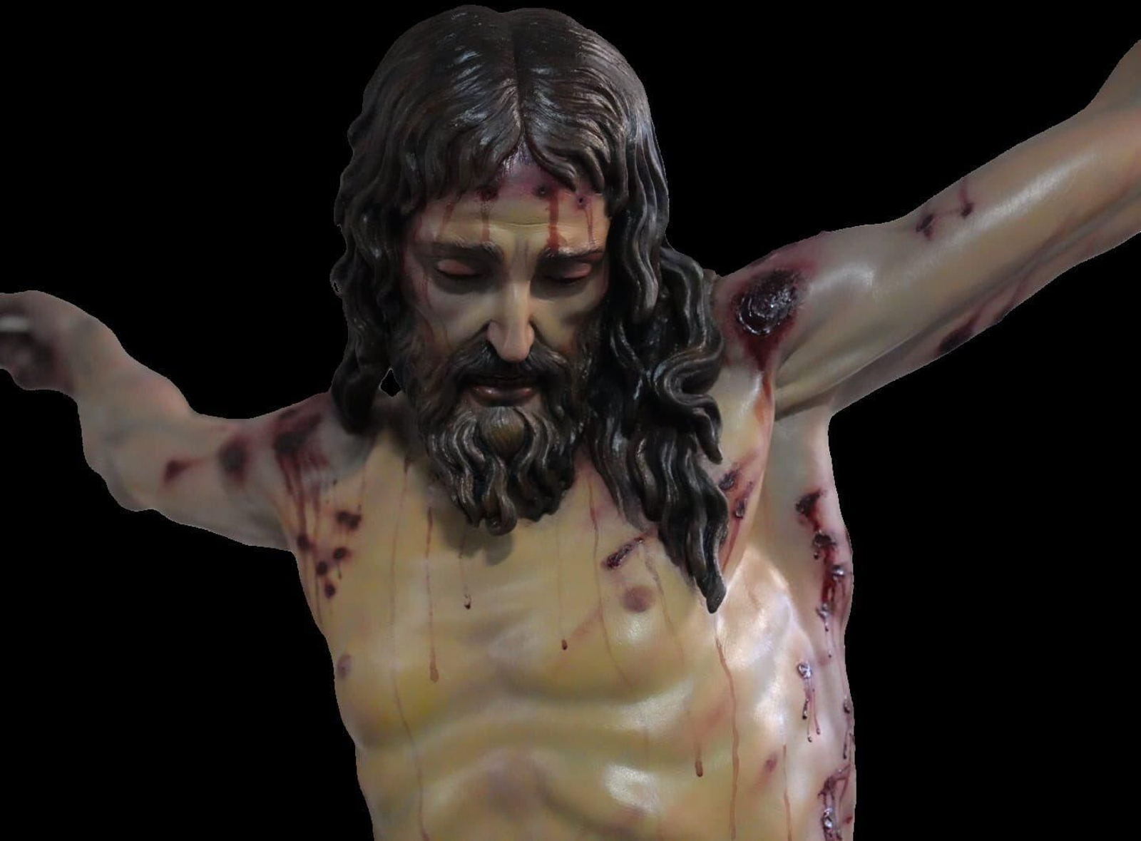 Se trata de un crucificado recién concluido