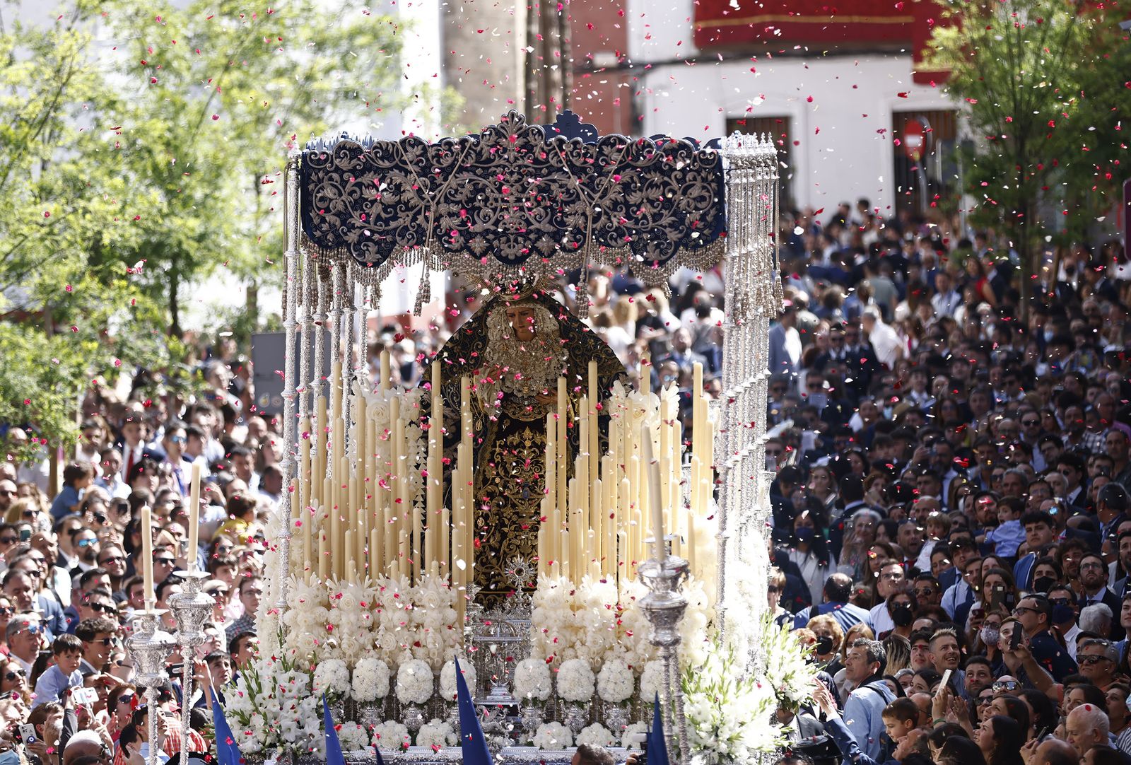 Fotos de La Hiniesta el Domingo de Ramos en la Semana Santa de Sevilla