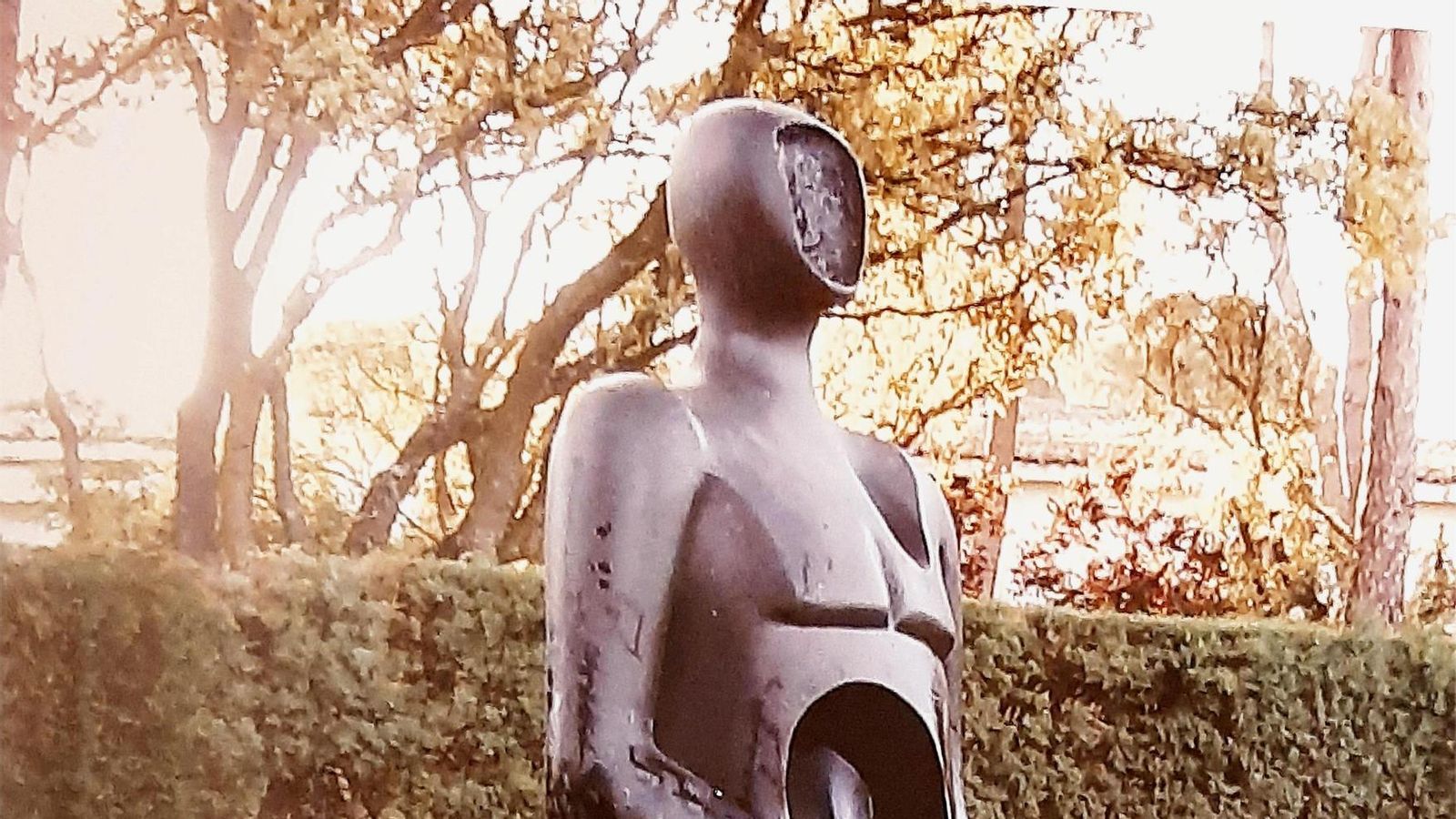 Escultura que expuso en China