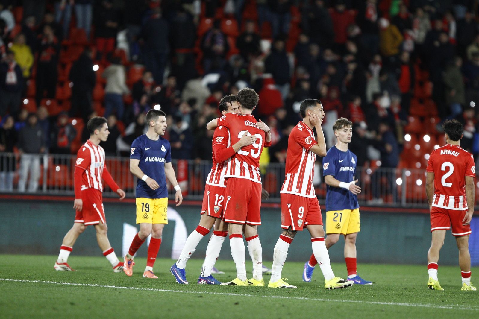 Las imágenes del partido U.D. Almería - F.C. Andorra