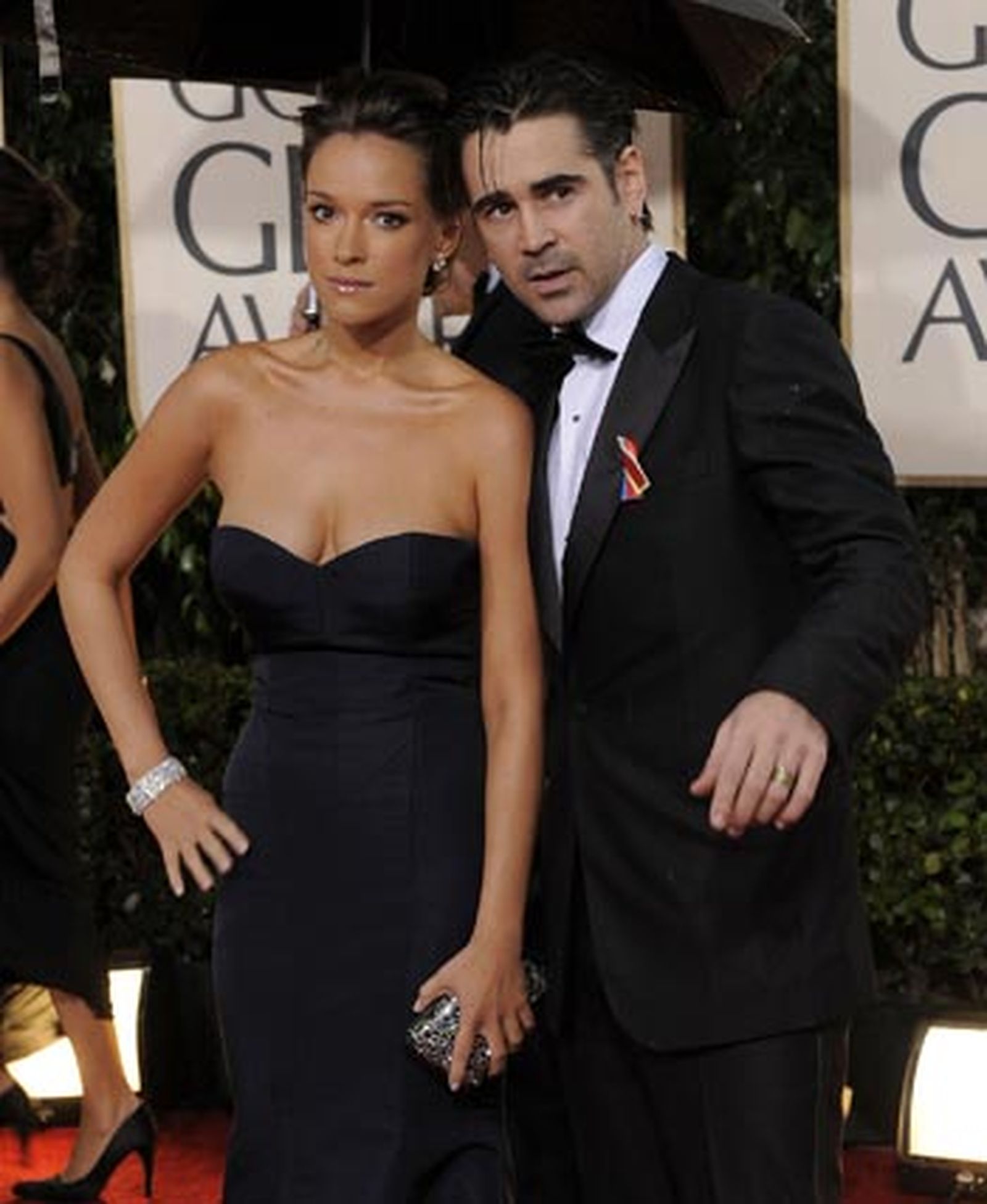 El actor Colin Farrell llega al Beverly Hilton. / AFP