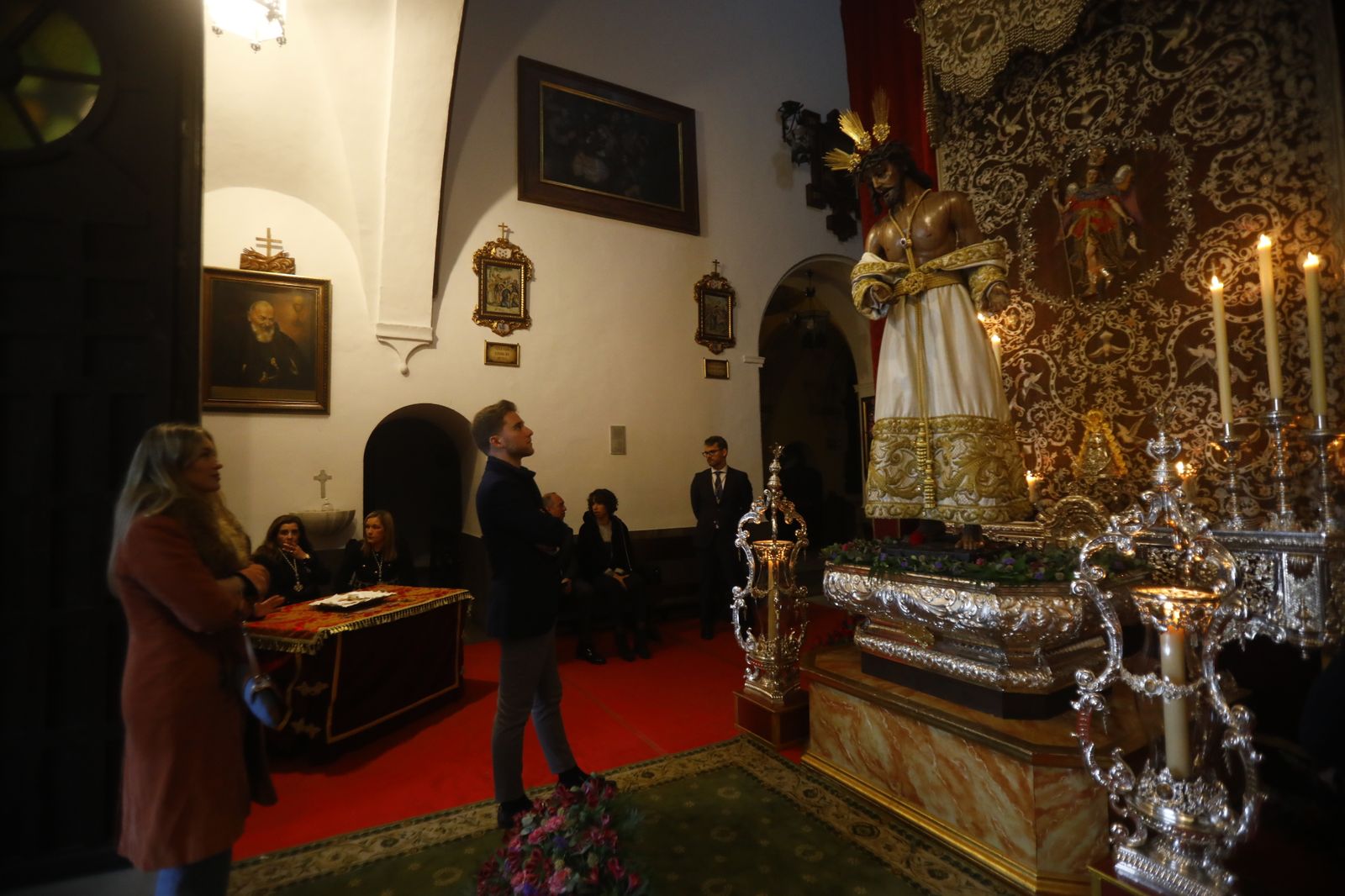 El besapiés el Señor de la Humildad y Paciencia de Córdoba, en imágenes