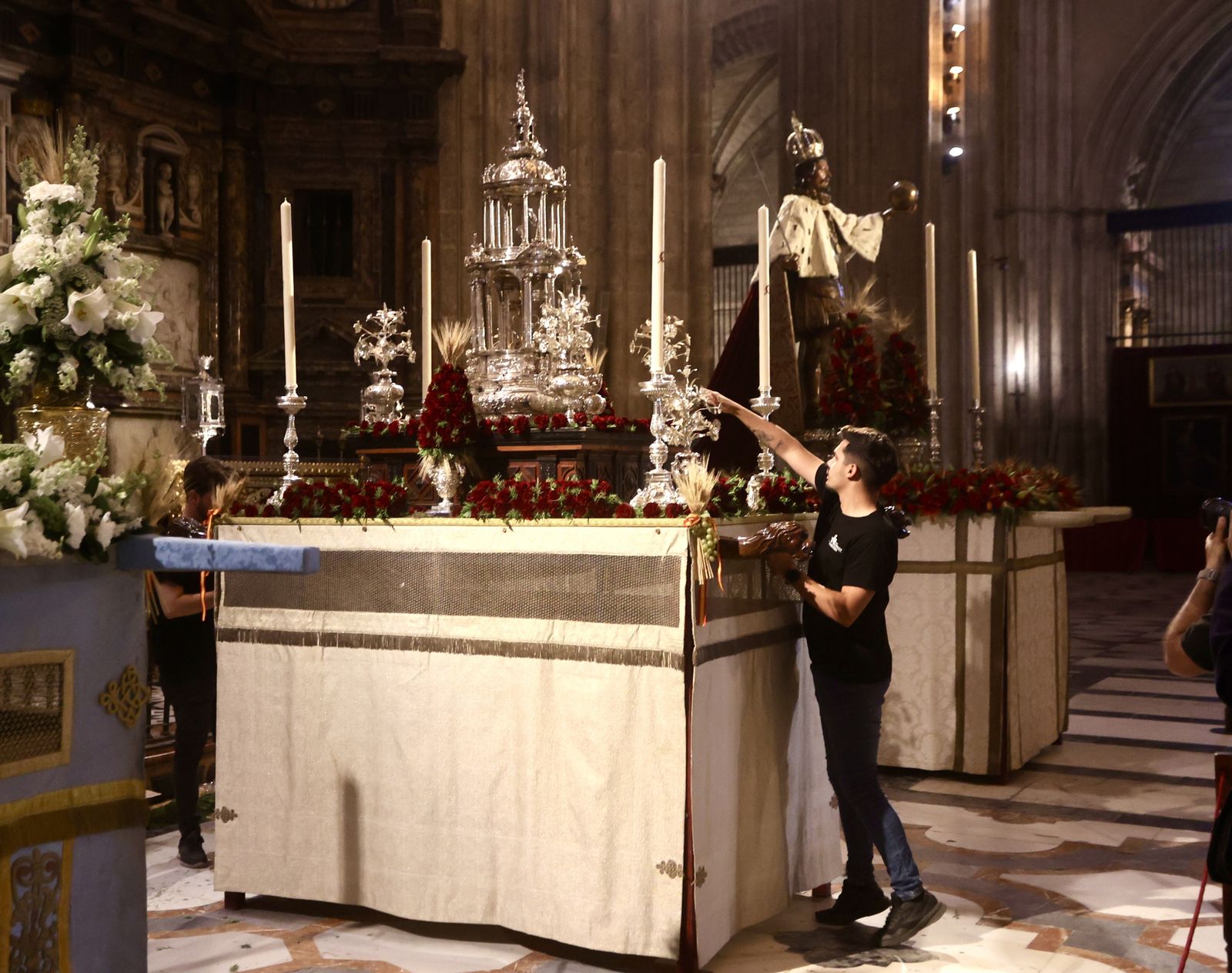 Preparativos del Corpus