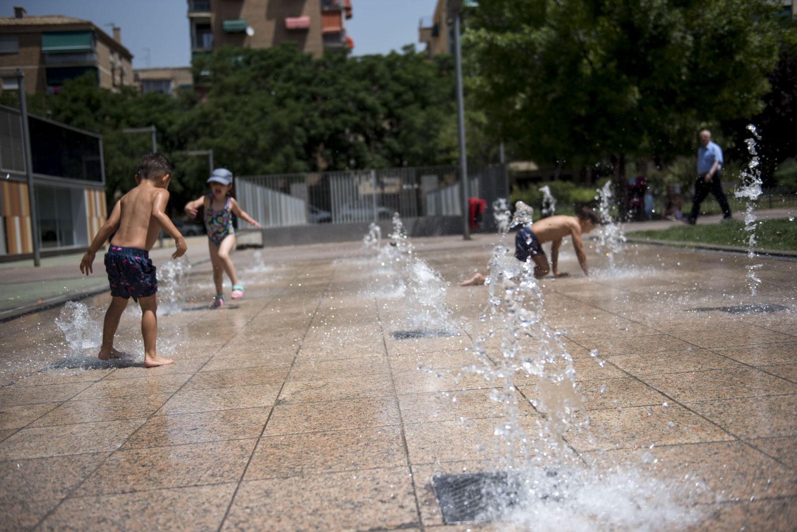 Imágenes de la ola de calor en Granada
