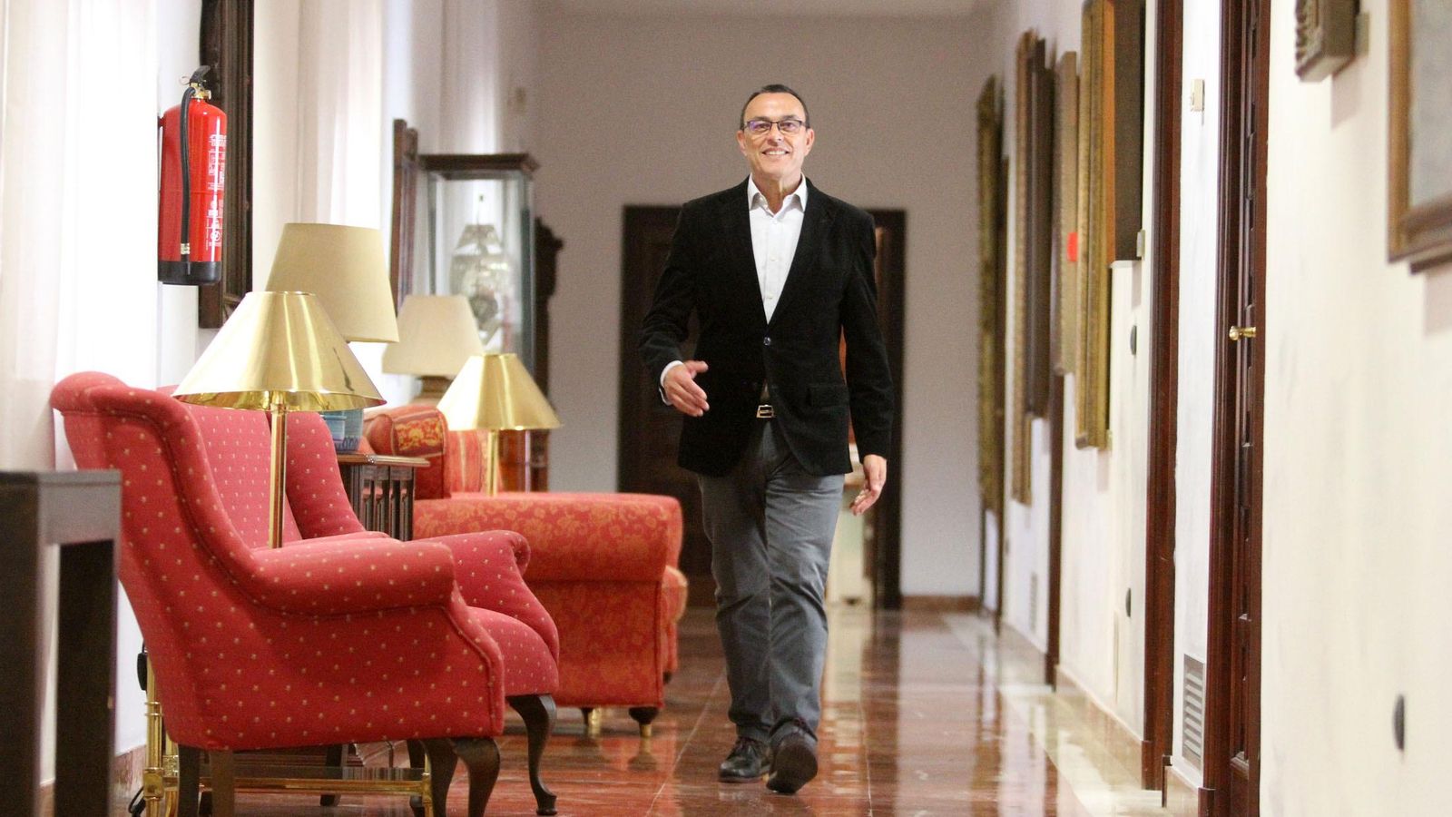Ignacio Caraballo en su etapa al frente de la Diputación Provincial de Huelva.
