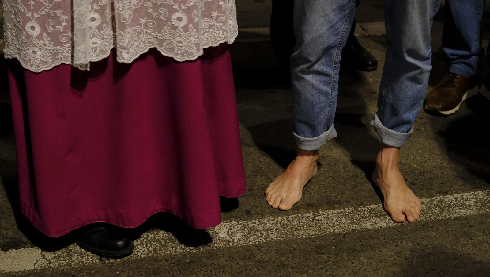 Las imágenes del Vía Crucis del Cristo de la Escucha