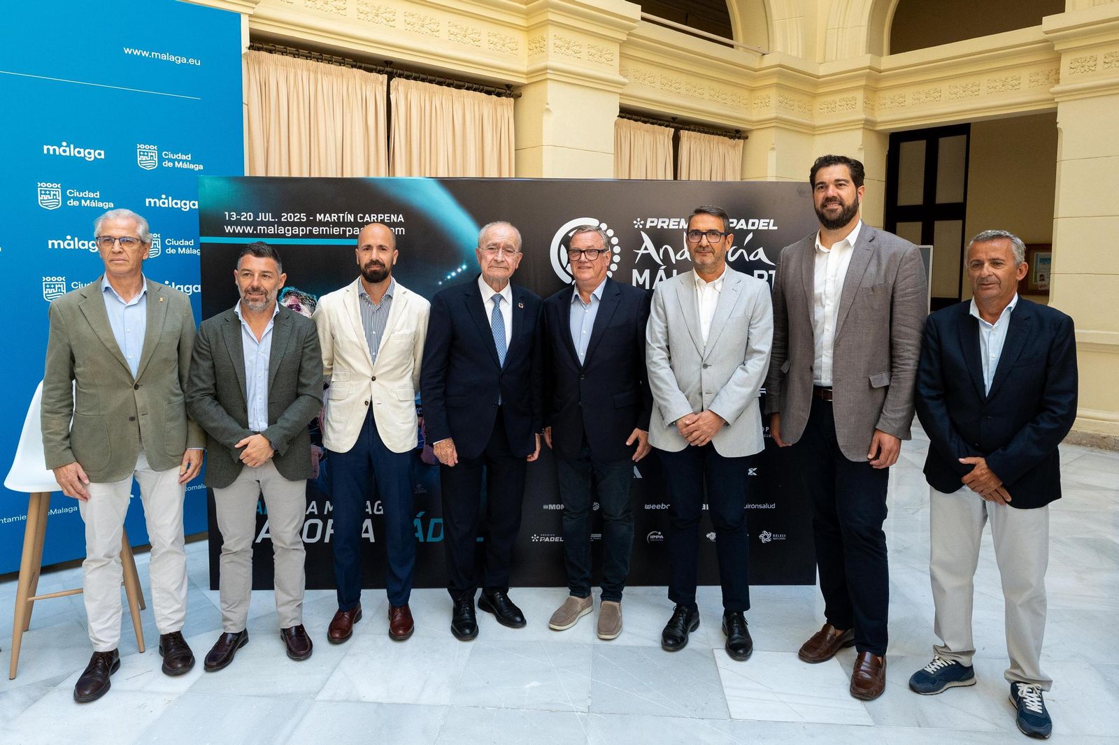 El Premier Padel de Málaga fue presentado: fotos del evento