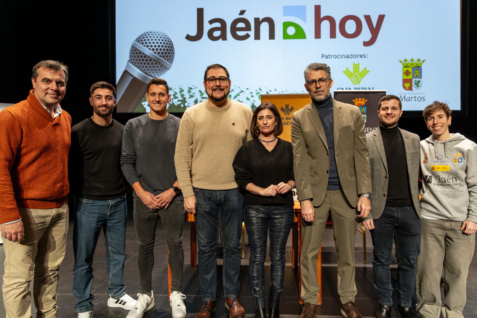 En imágenes: 'La tertulia deportiva de Jaén Hoy', espacio de diálogo entre deportistas y escolares en Martos
