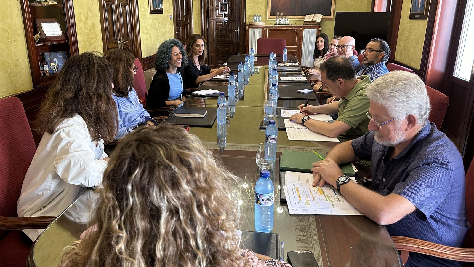 Consejo Escolar en el Ayuntamiento de Huelva.