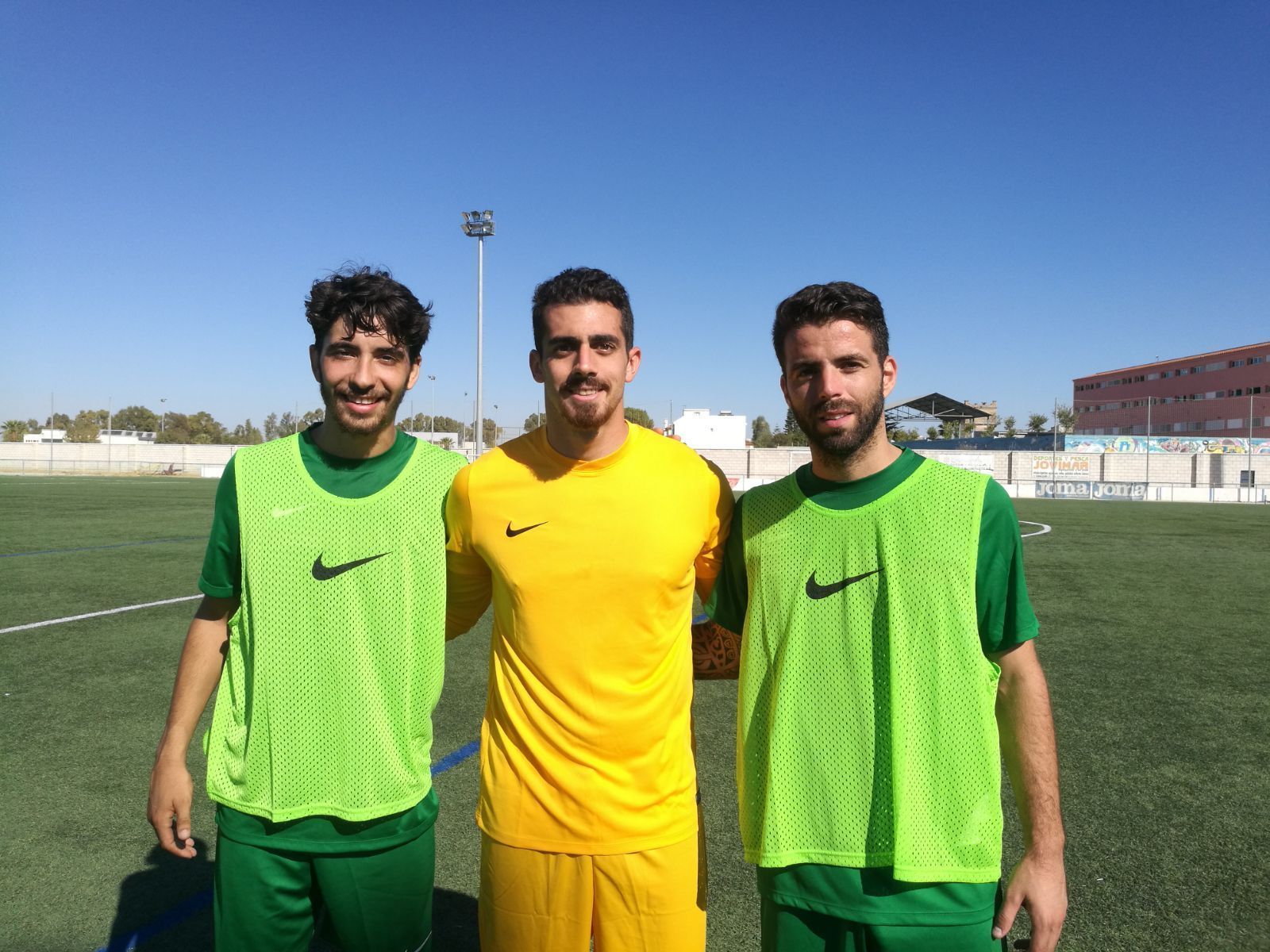 Albertito, Romero y Siles se ejercitan con la selección andaluza