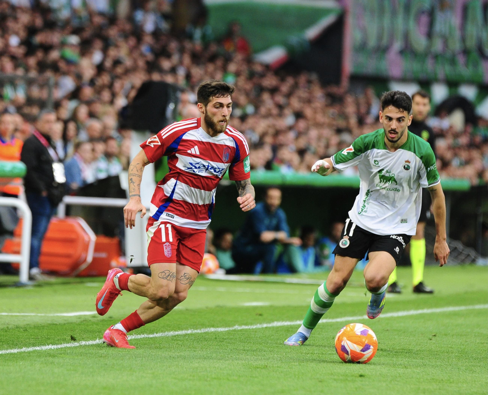Las mejores imágenes del Racing de Santander-Granada CF