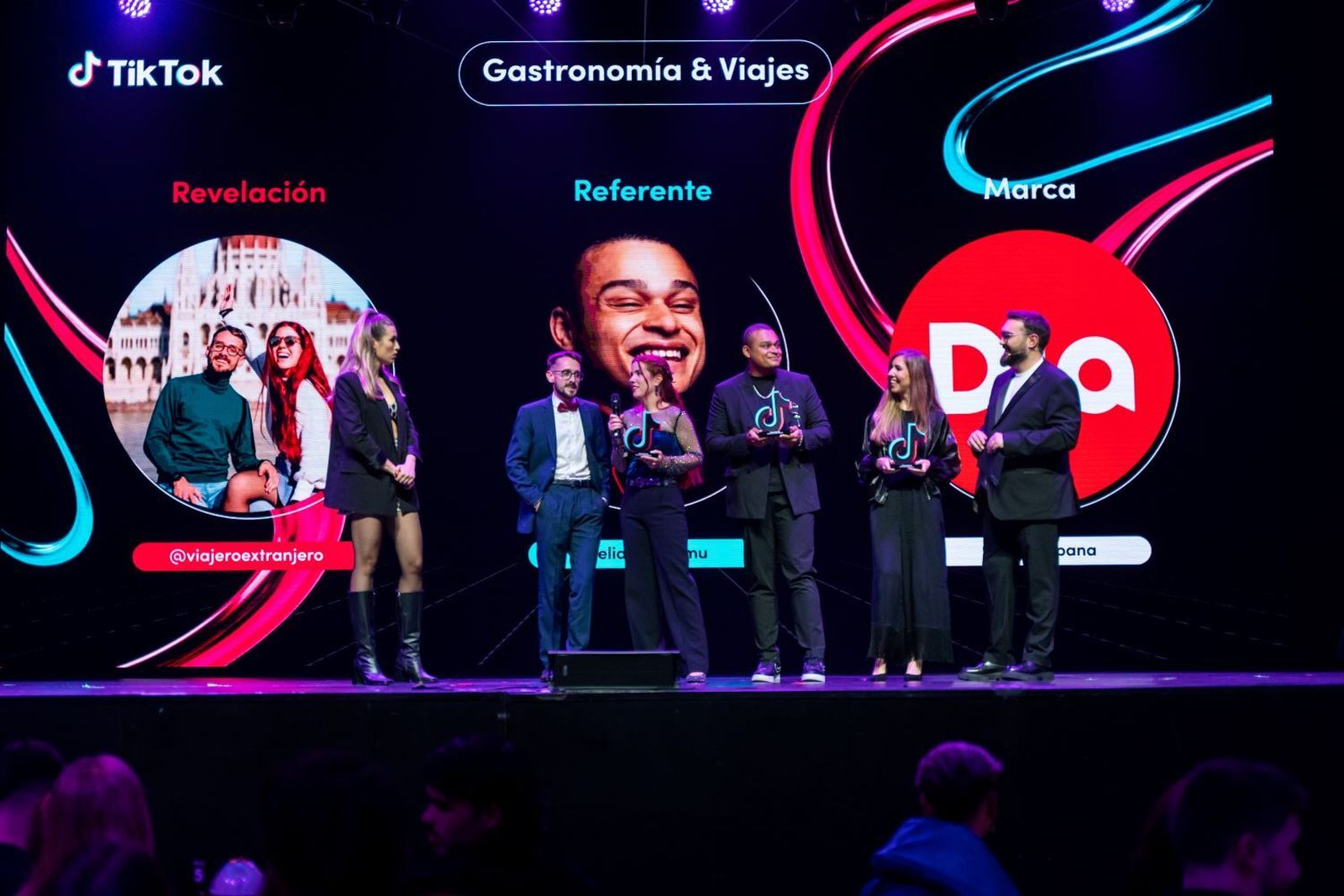 Las imágenes de la gala de entrega de los Premios TikTok