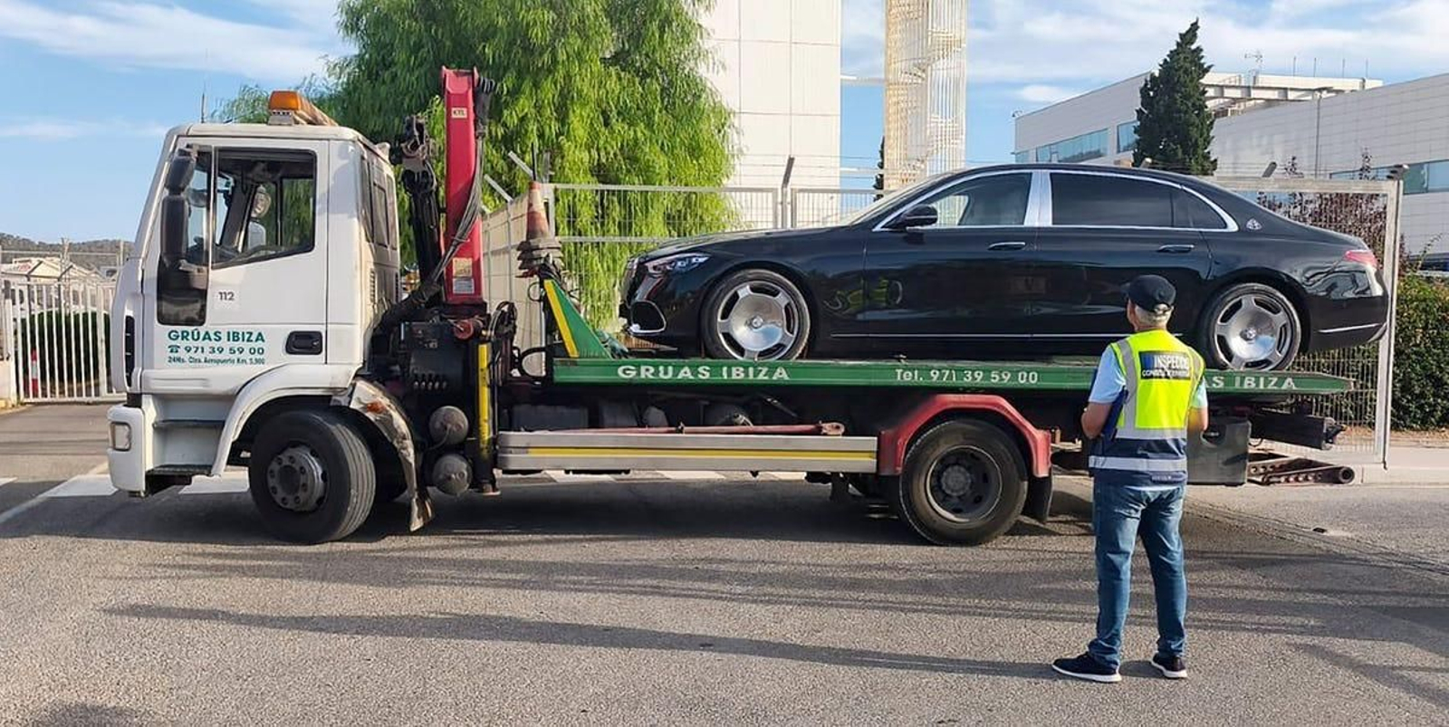 El Maybach decomisado