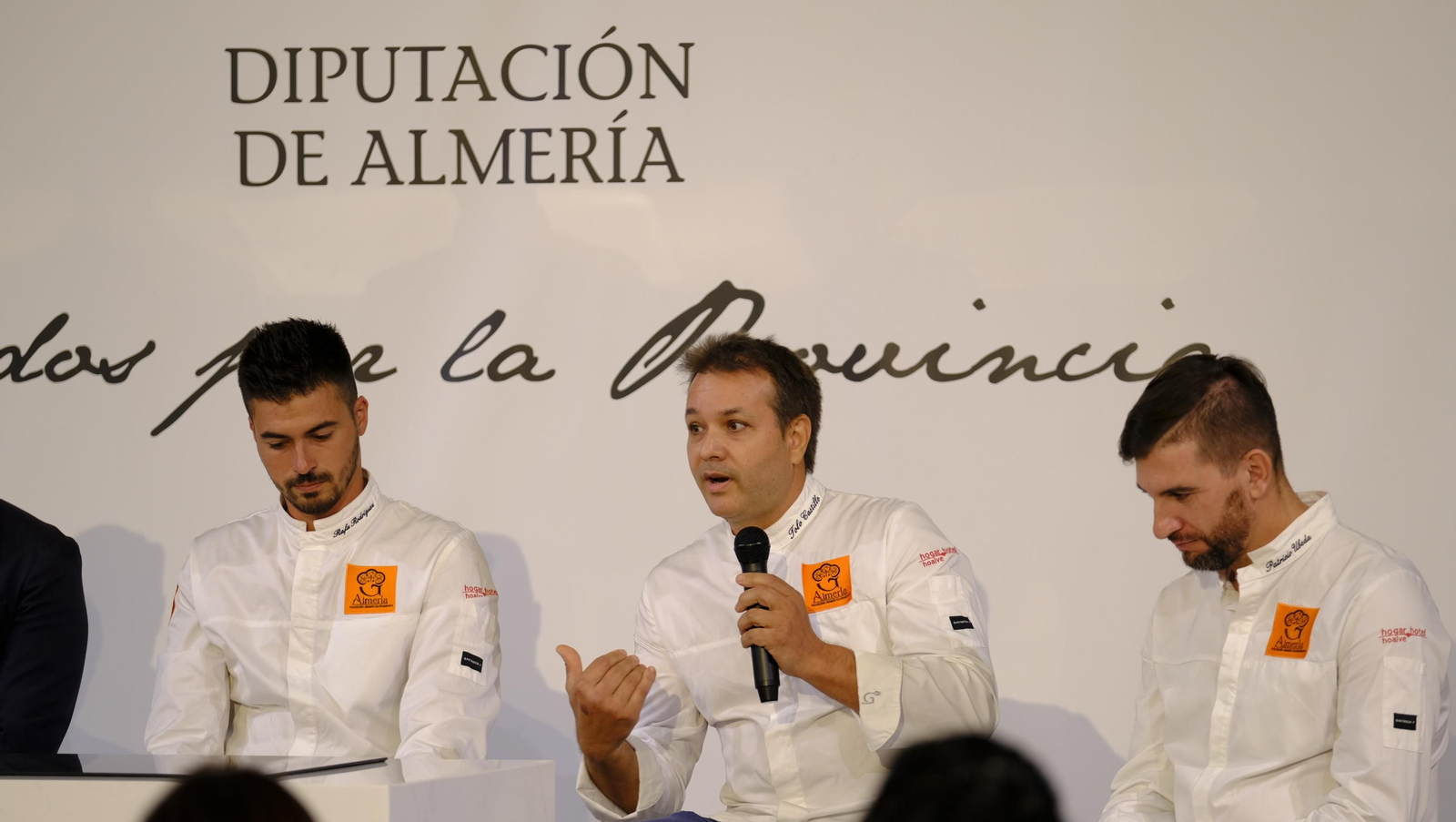 Imágenes de la presentación de  la Asociación Almería Gastronómica