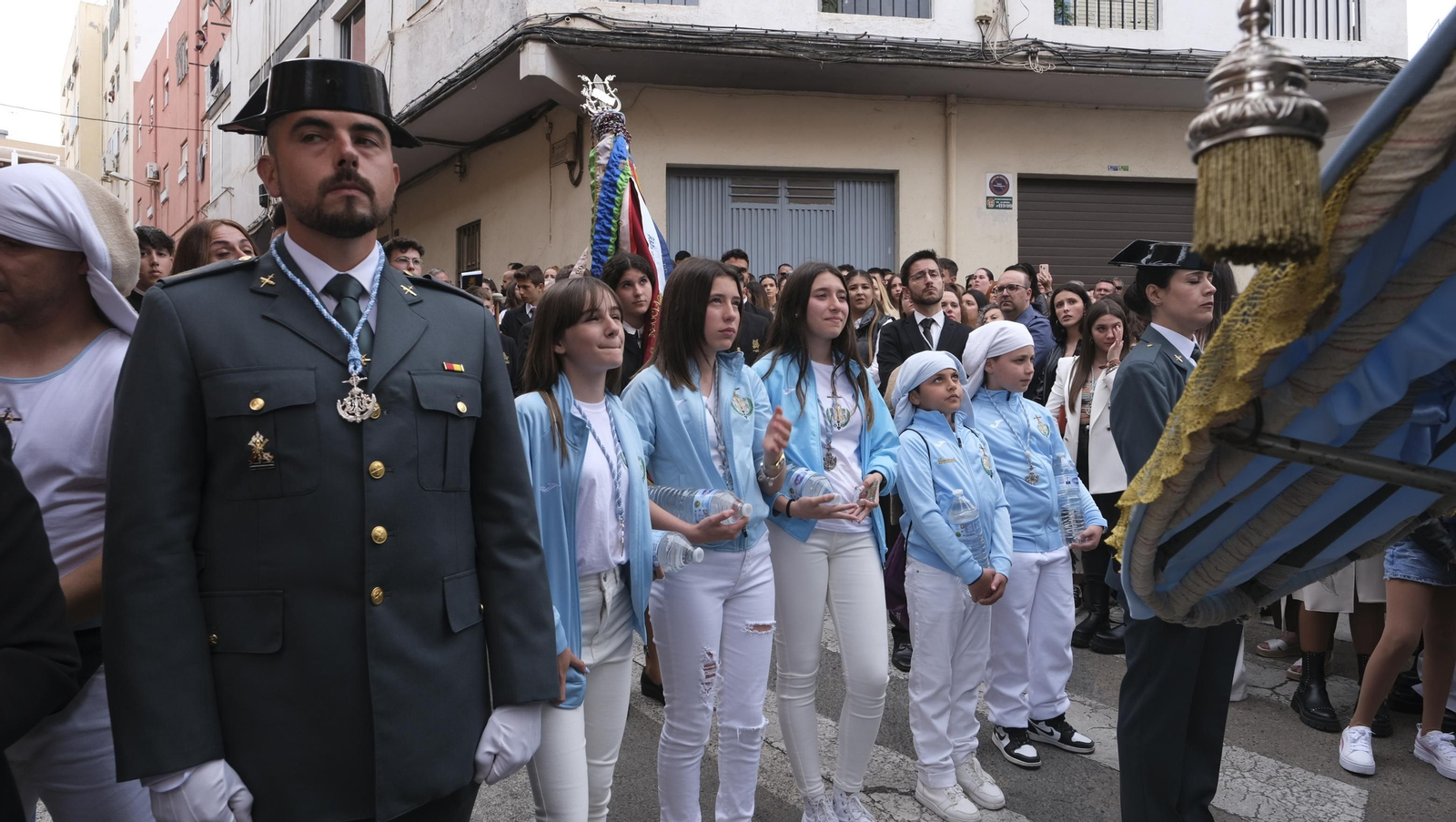 La procesión de Los Ángeles en Almería, en imágenes