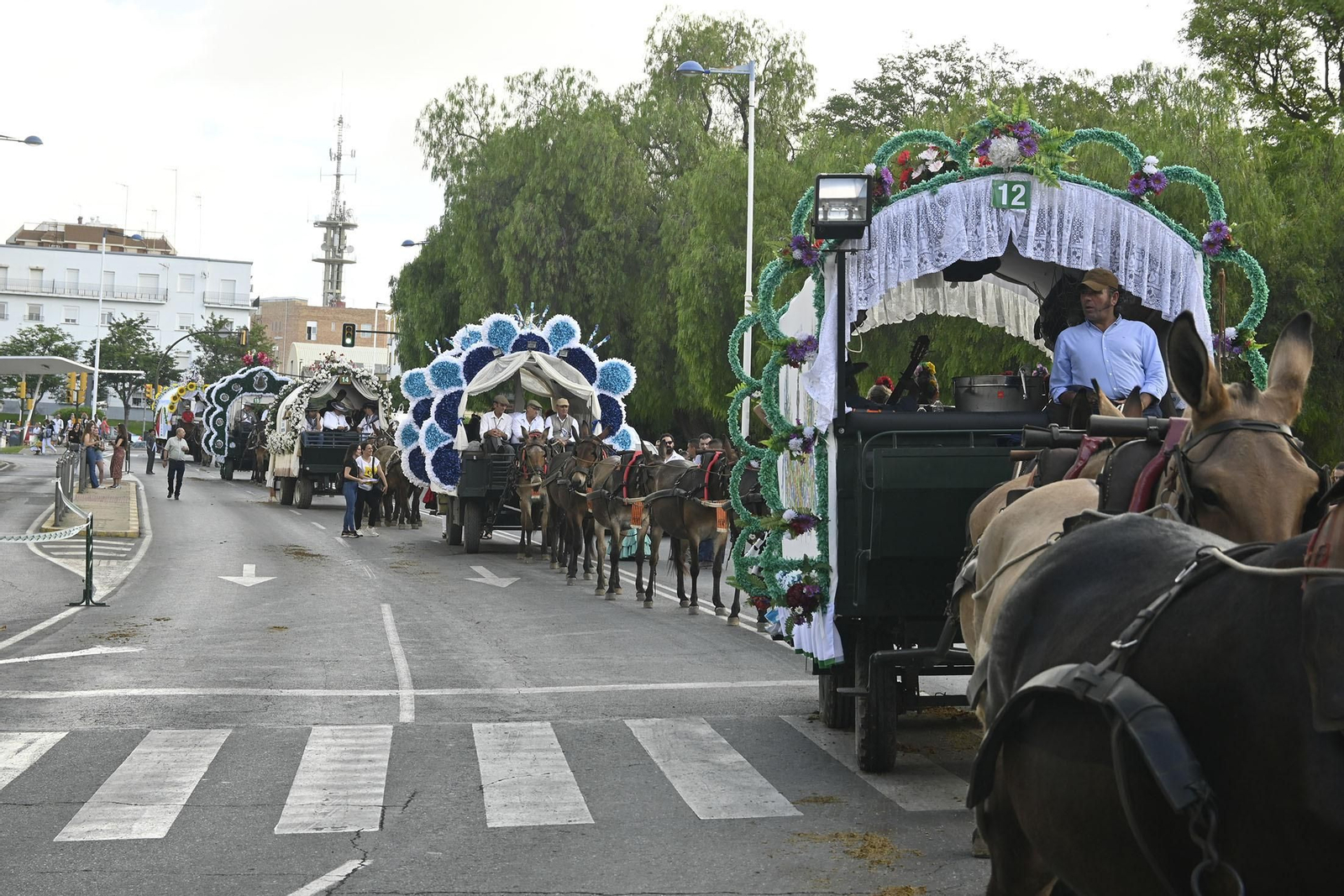 Todos los rocieros de la comitiva de la Hermandad de Huelva, en imágenes