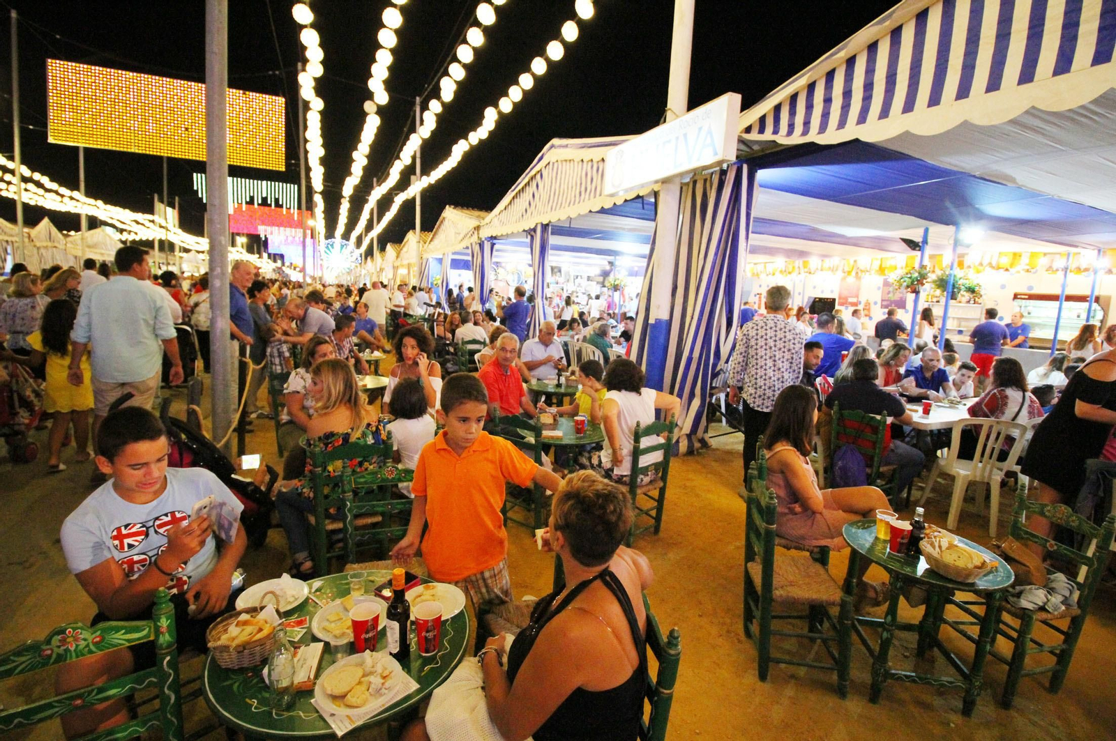 Imágenes de la inauguración oficial de las Fiestas Colombinas 2017.