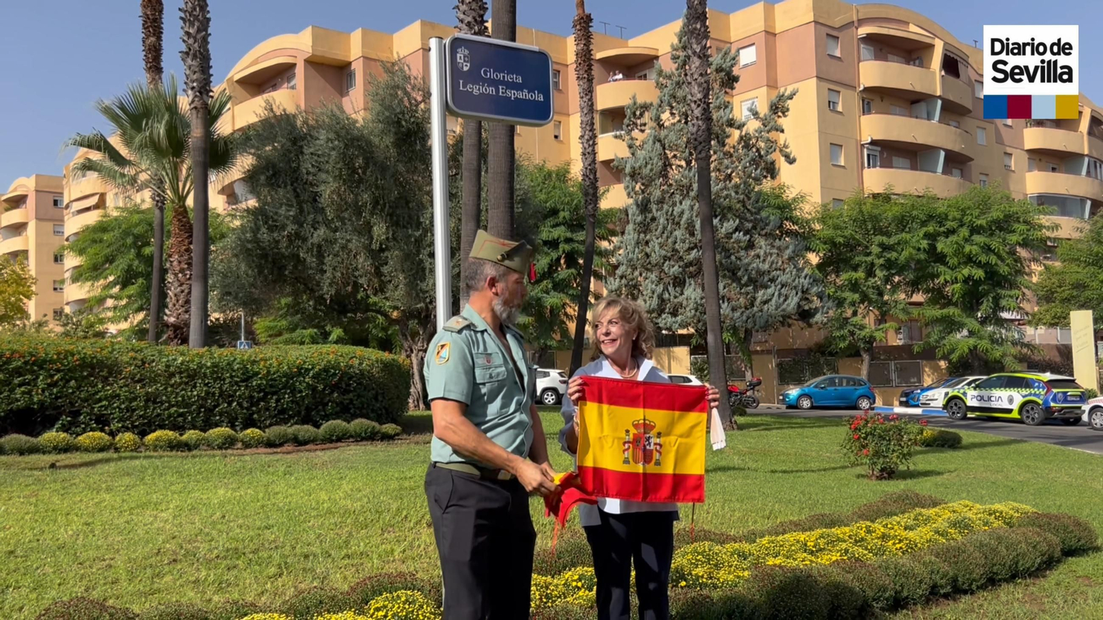 La Legión ya cuenta con una glorieta en San Juan de Aznalfarache