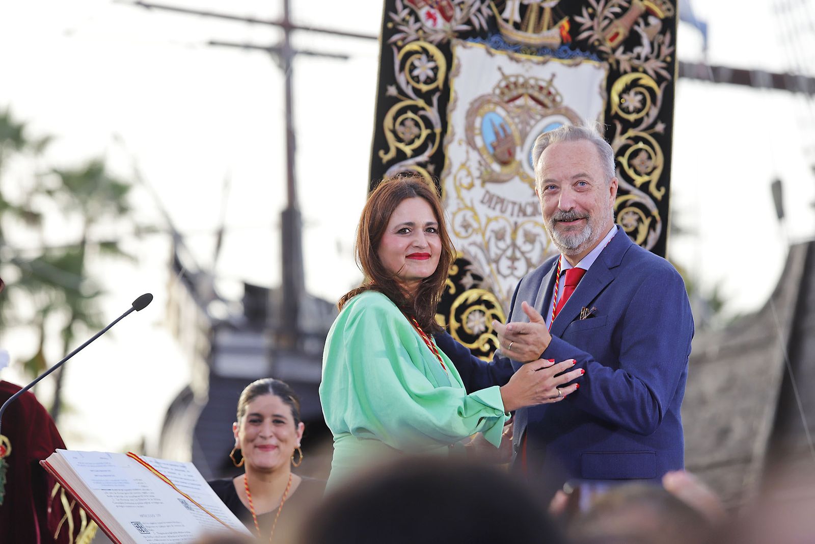 Imágenes de la constitución de la Diputación de Huelva