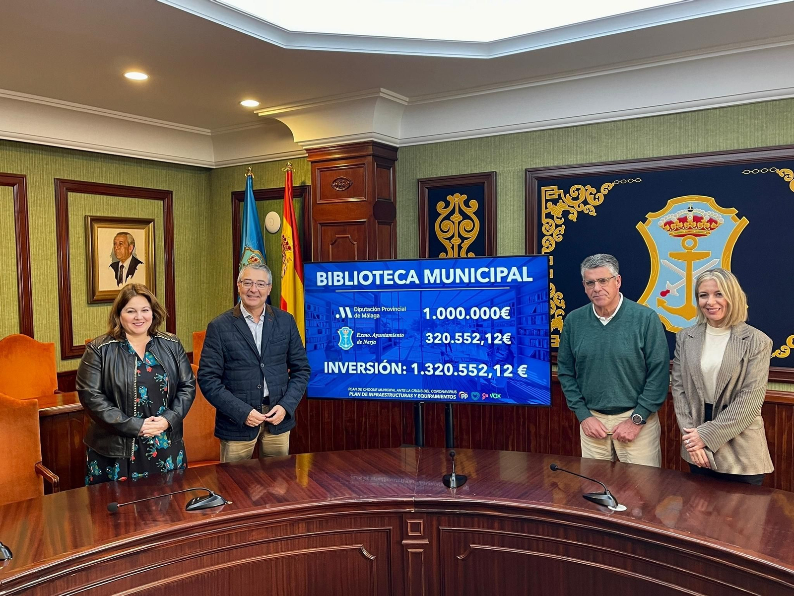 Presentación del proyecto de ejecución de la nueva biblioteca de Nerja, en el casco histórico.