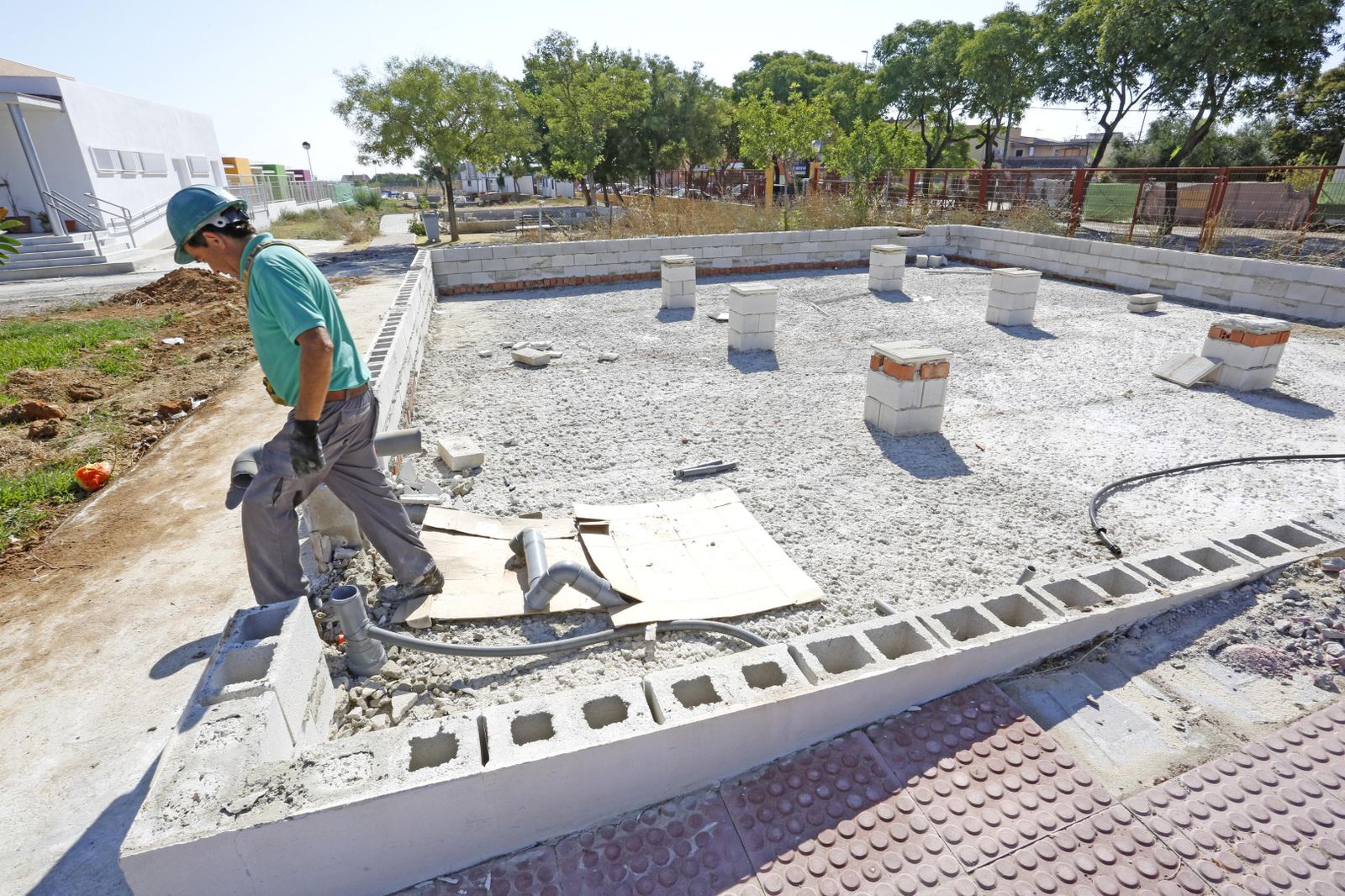 Las prefabricadas volverán al San José Obrero a partir del próximo curso.