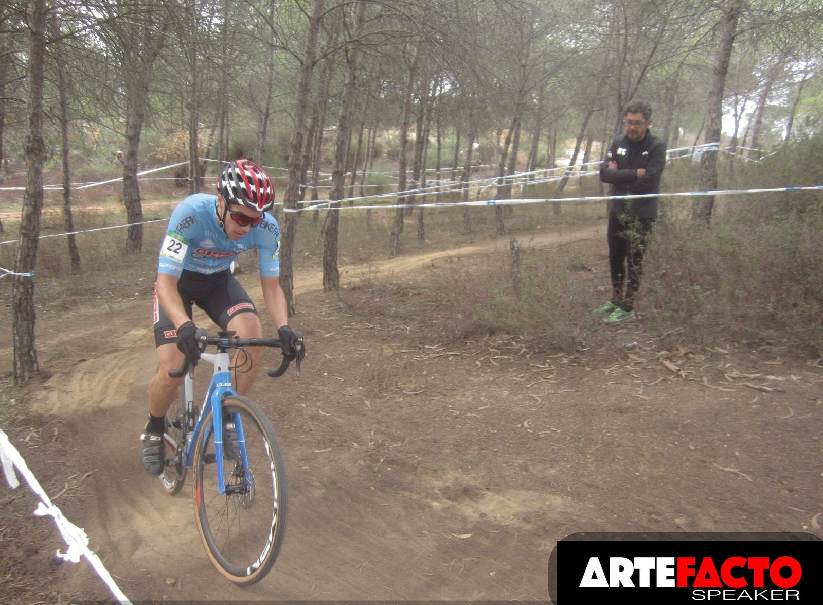 Imagen de uno de los sectores del circuito organizado en La Redondela