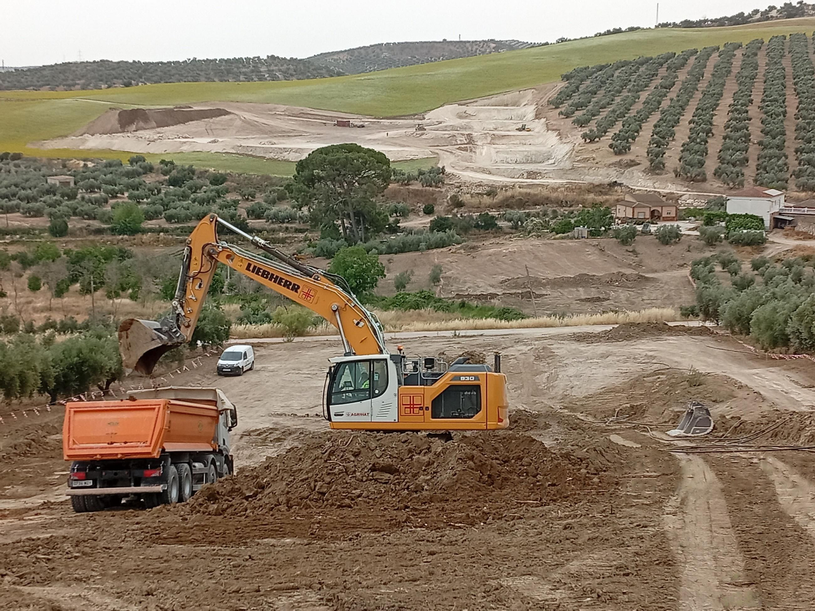 Así van las obras del tramo A-92 de la Variante de Loja, del AVE de Granada