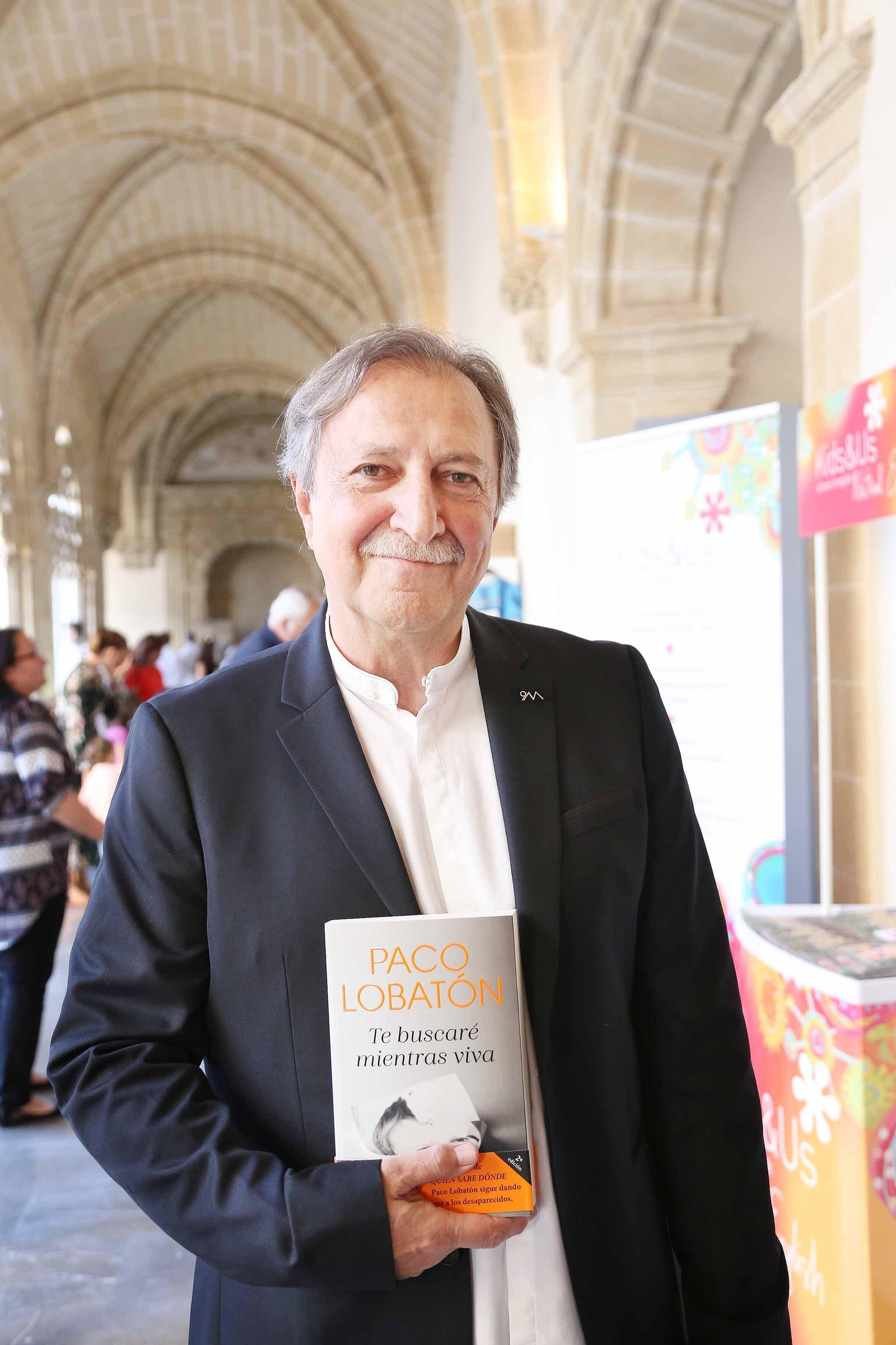 Paco Lobatón, ayer en la Feria del Libro.