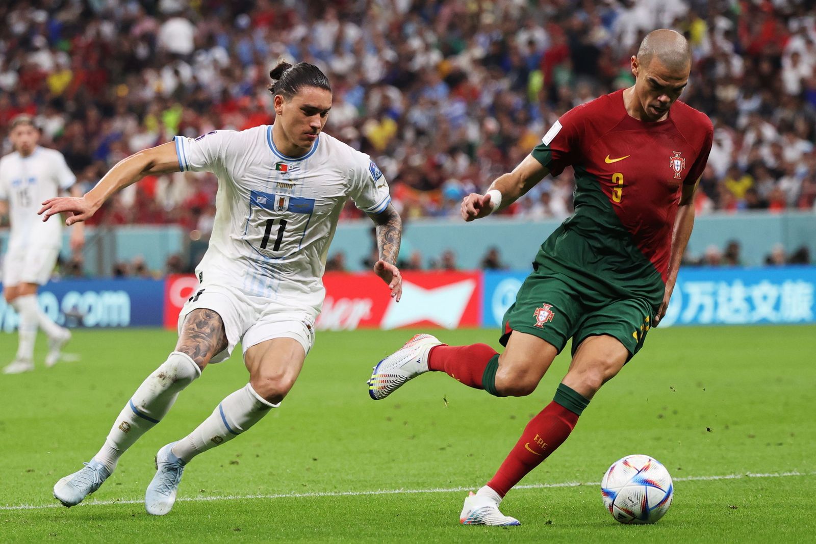 Las imágenes del Portugal - Uruguay