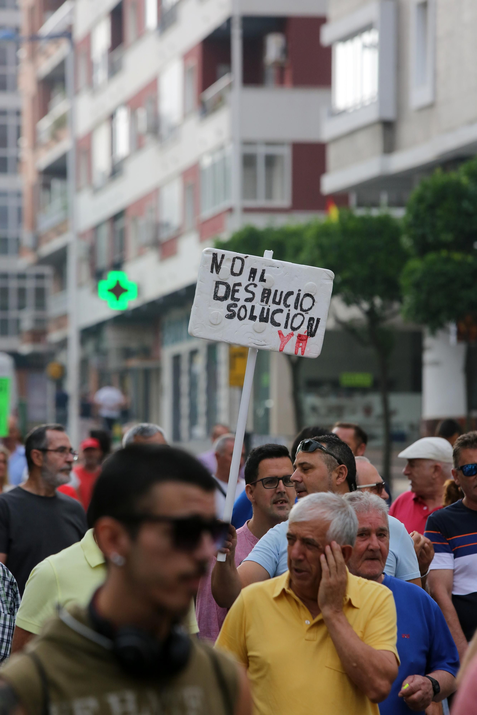 Más imágenes de la protesta de los minoristas del mercado de San Sebastián