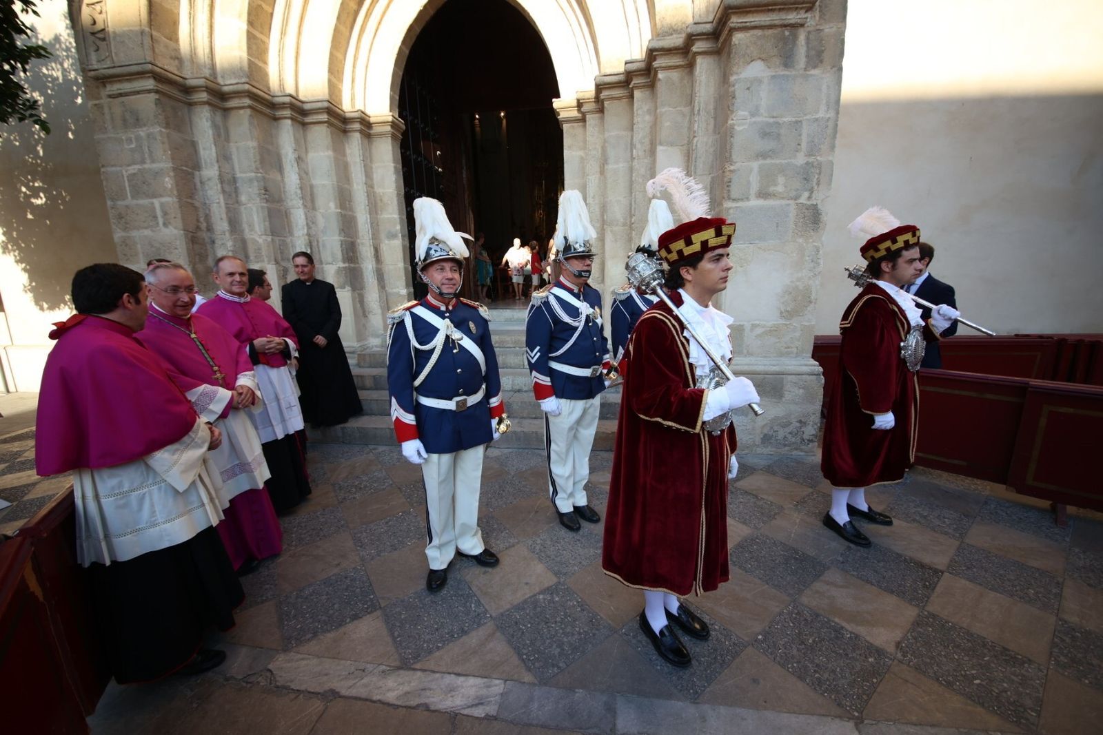 Traslado del Pendón en el día del patrón San Dionisio en Jerez