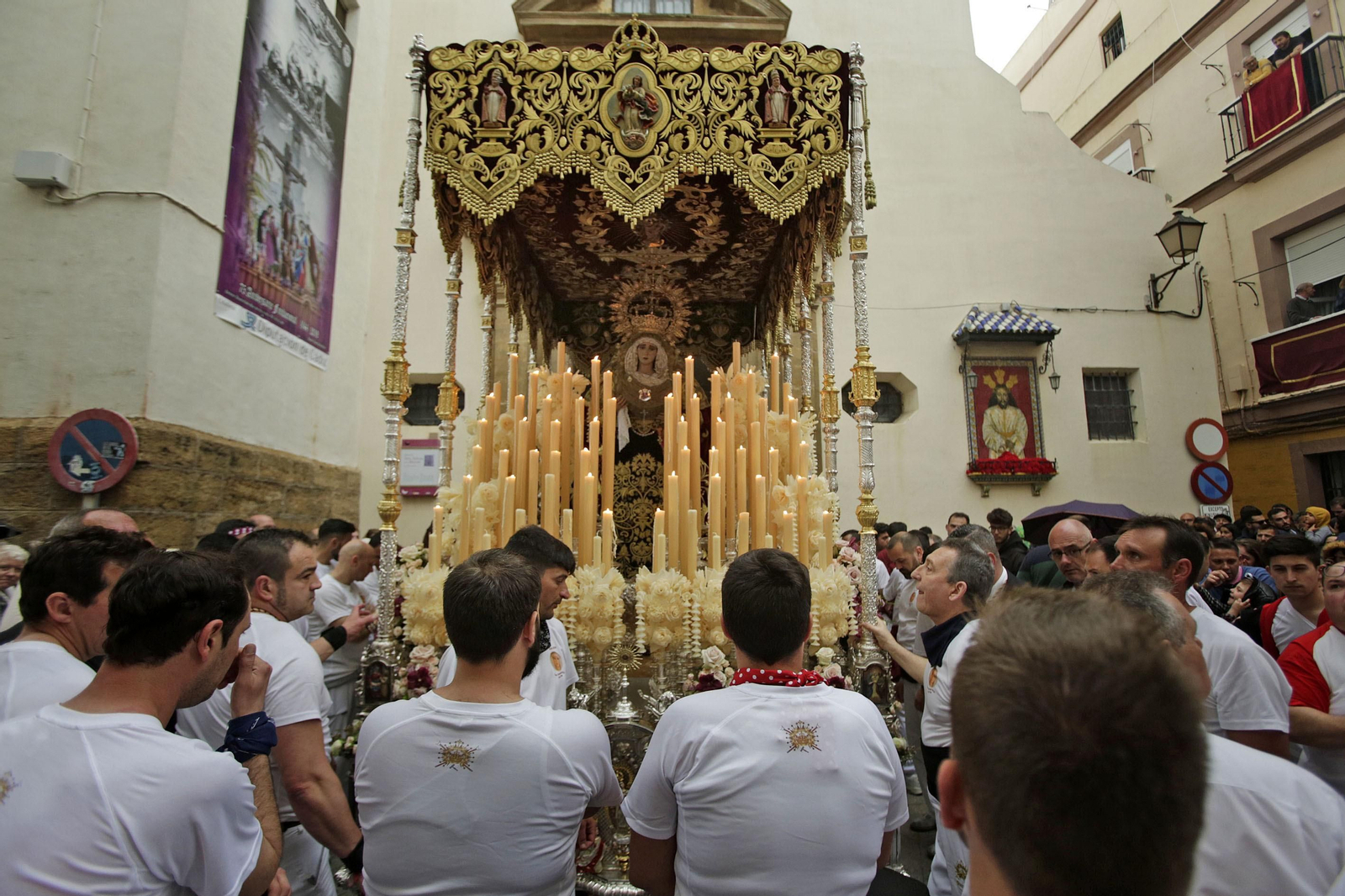 Sentencia tuvo que volver a su templo por la lluvia
