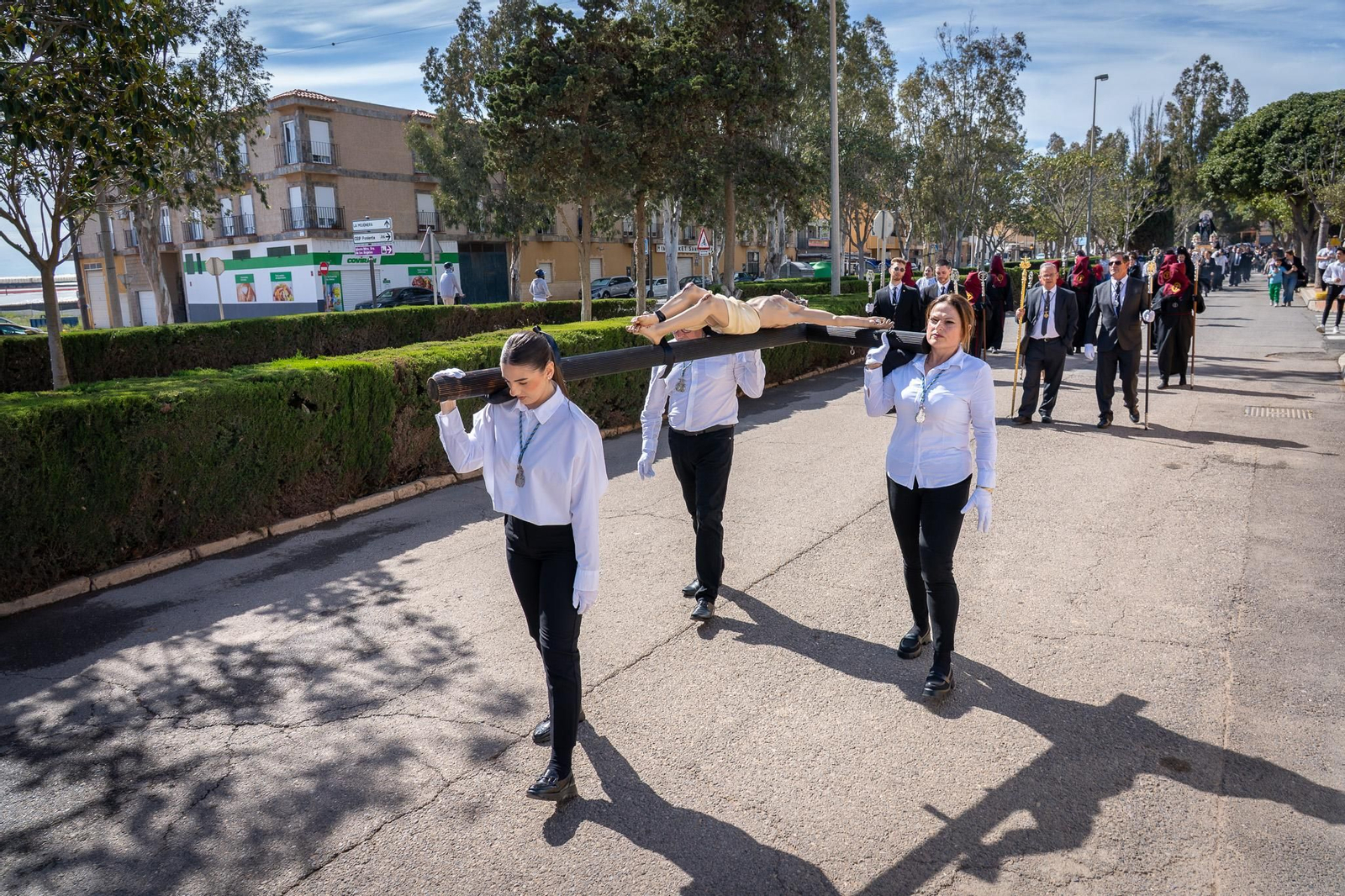 El Viernes Santo en la Semana Santa de Roquetas de Mar 2025