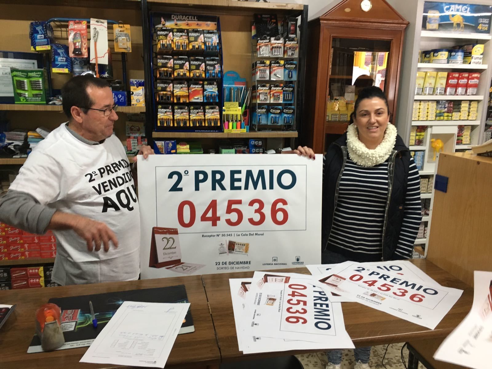 Los premiados en la Lotería de Navidad en Málaga