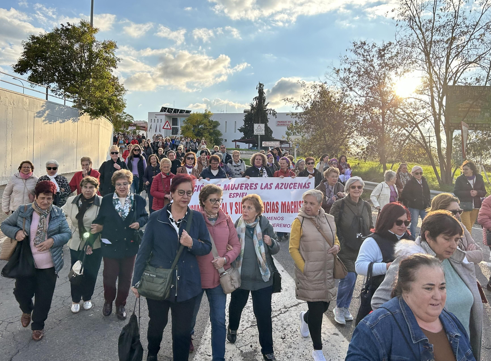 El Alto Guadiato clama contra la violencia sobre la mujer, en imágenes