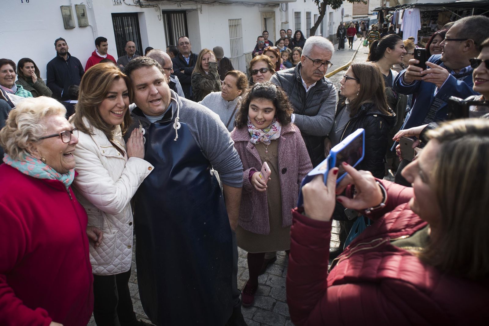 Las imágenes de Susana Díaz en Alcalá de los Gazules