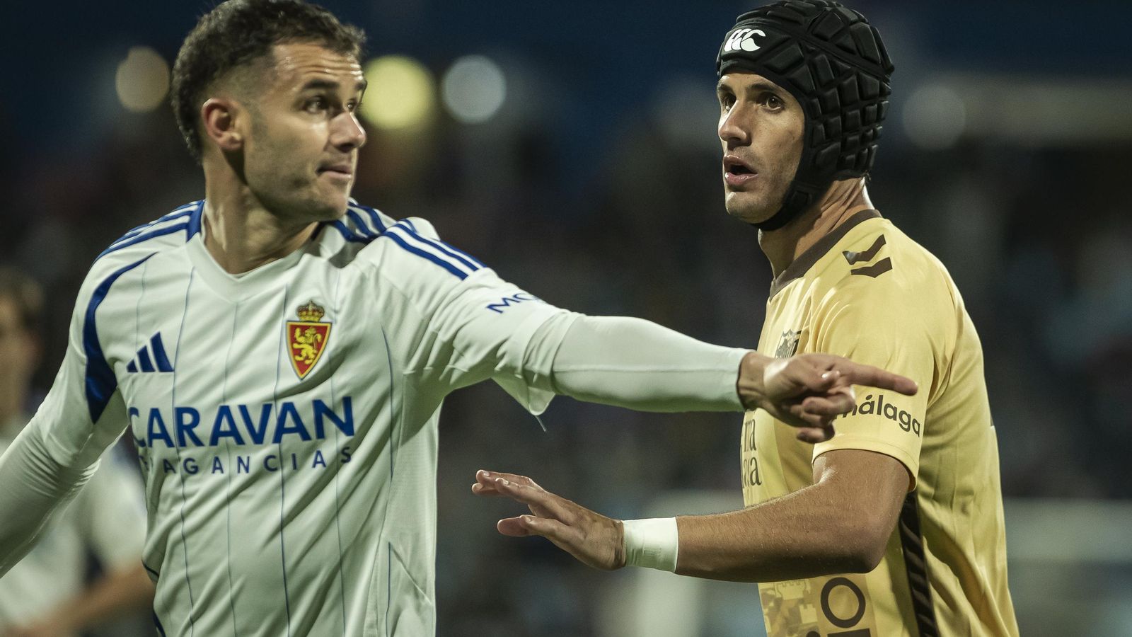 El Zaragoza-Málaga CF, en fotos