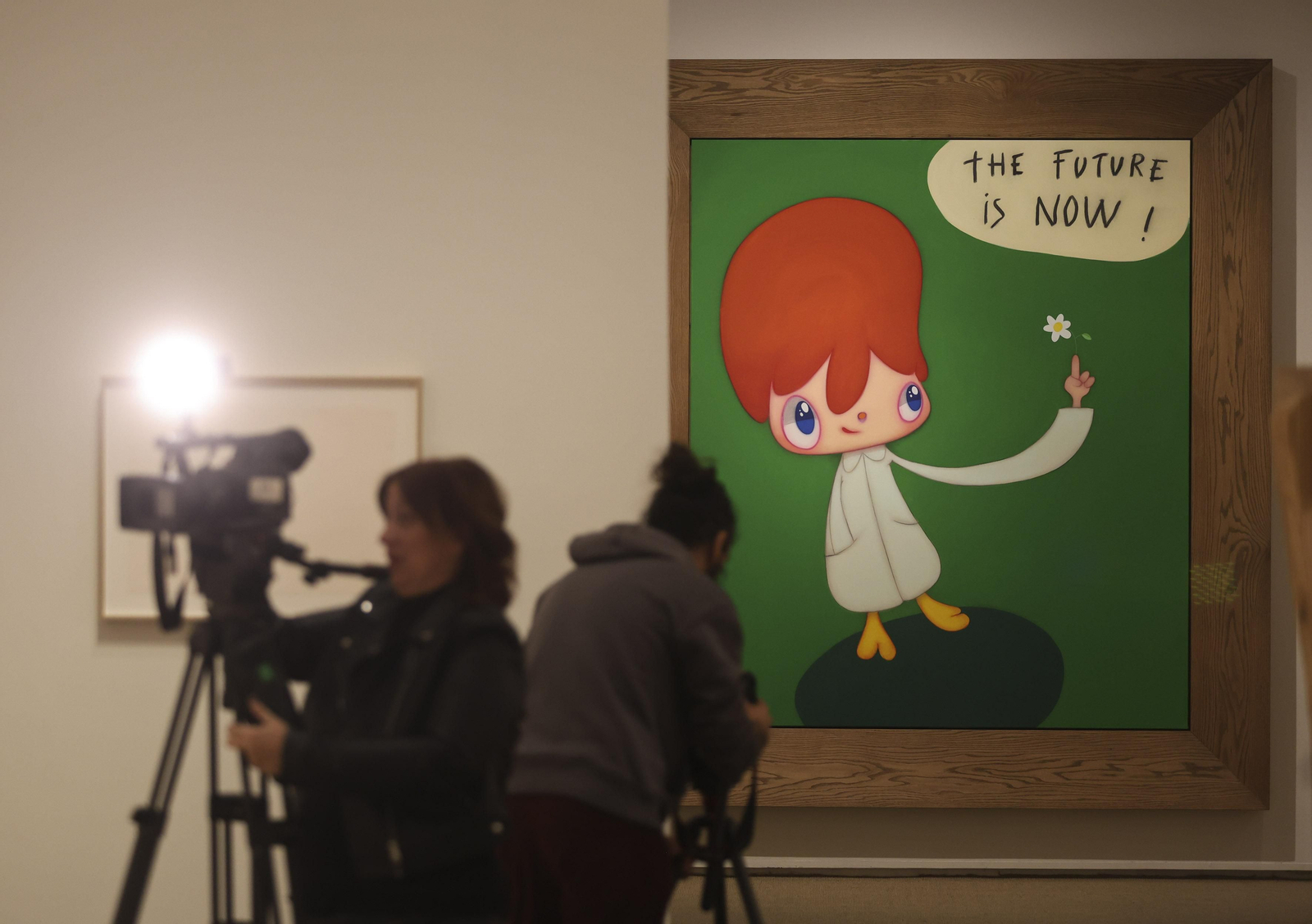 Las fotos de la exposición de Javier Calleja en Málaga y su gato Günter