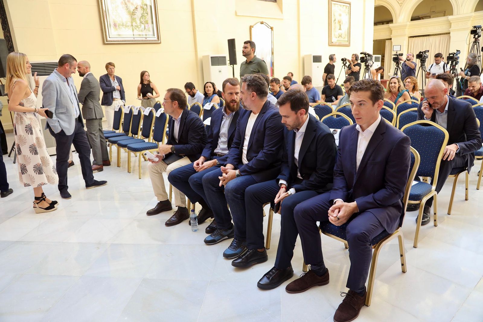 Las fotos del sorteo de Supercopa con mucho VIP: Duda, Carlos Suárez, Sergio Rodríguez...