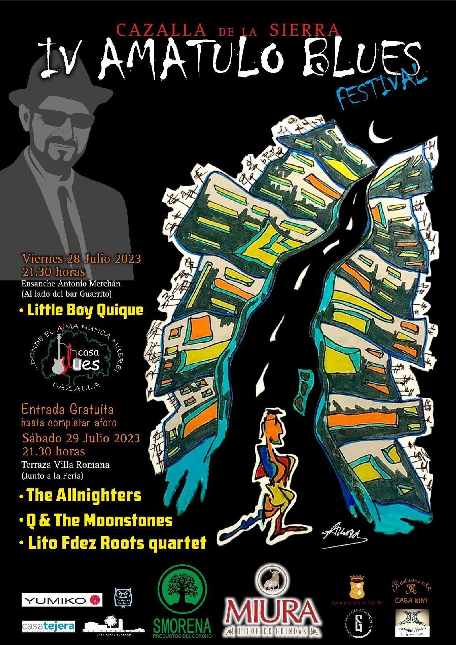 Blues en Cazalla de la Sierra este viernes 28 y el sábado 29 de julio