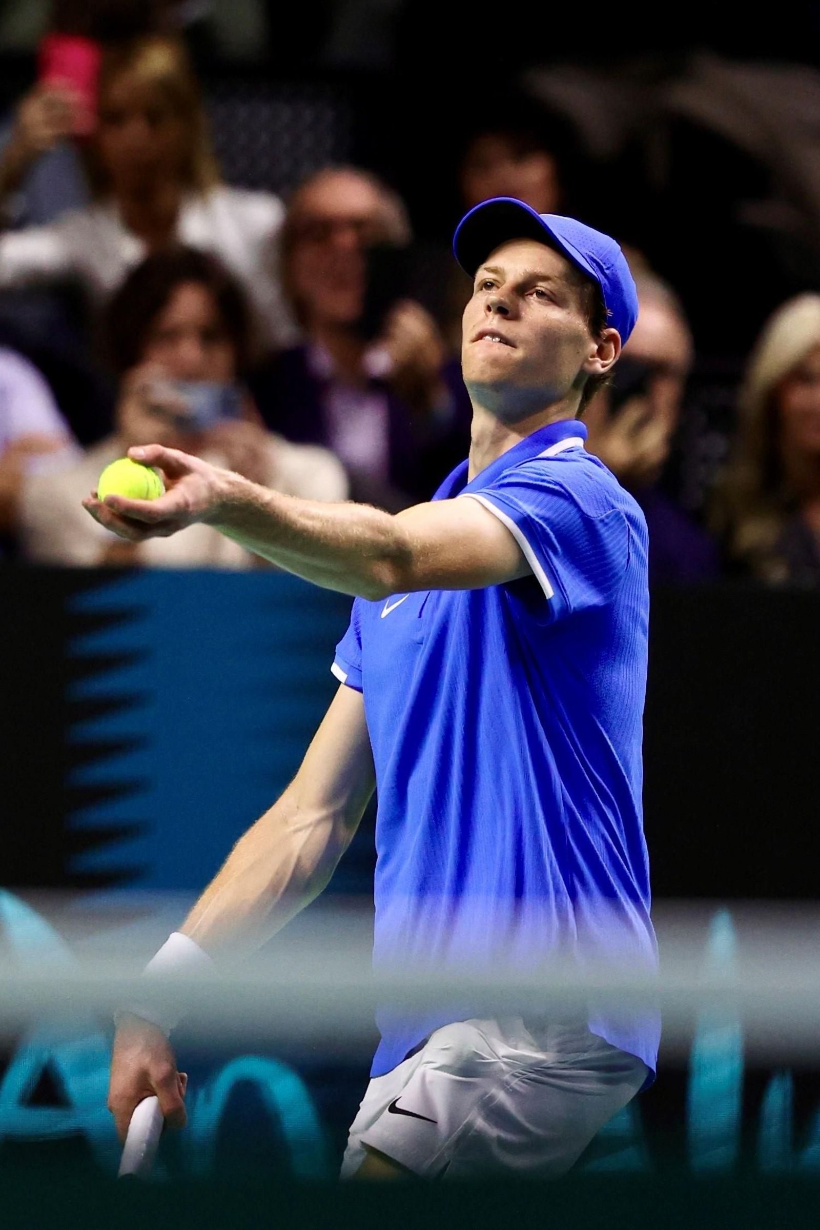 La celebración de Italia de la Copa Davis en Málaga, en fotos