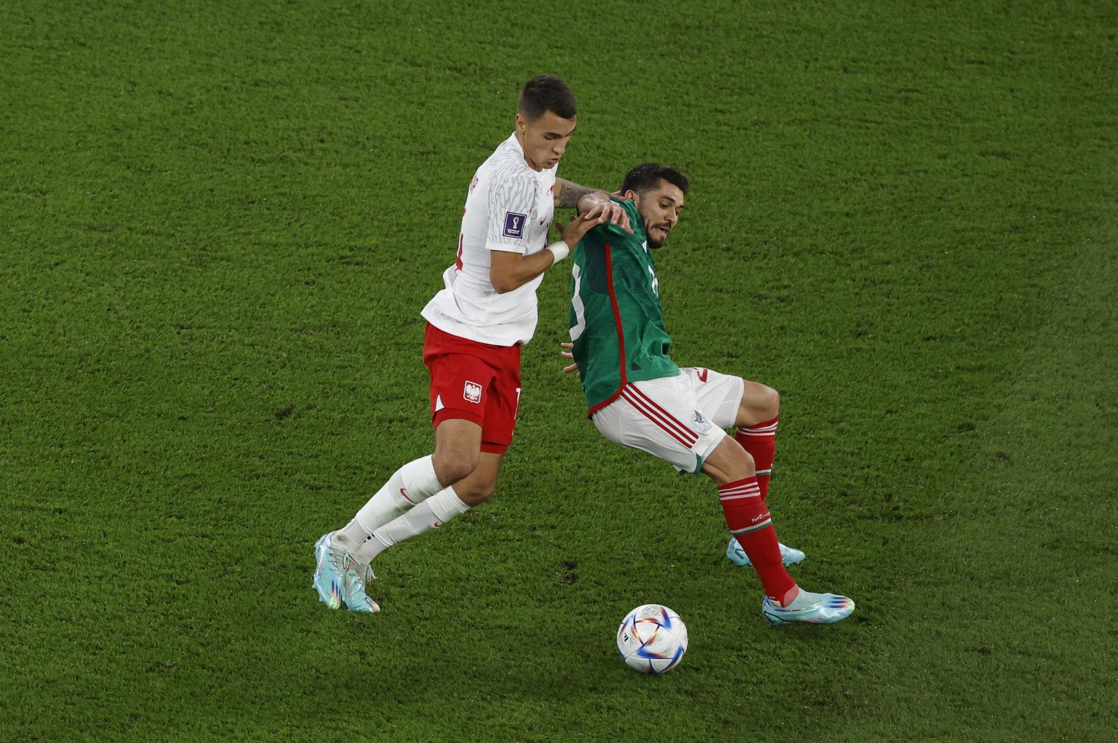 Las imágenes del México - Polonia