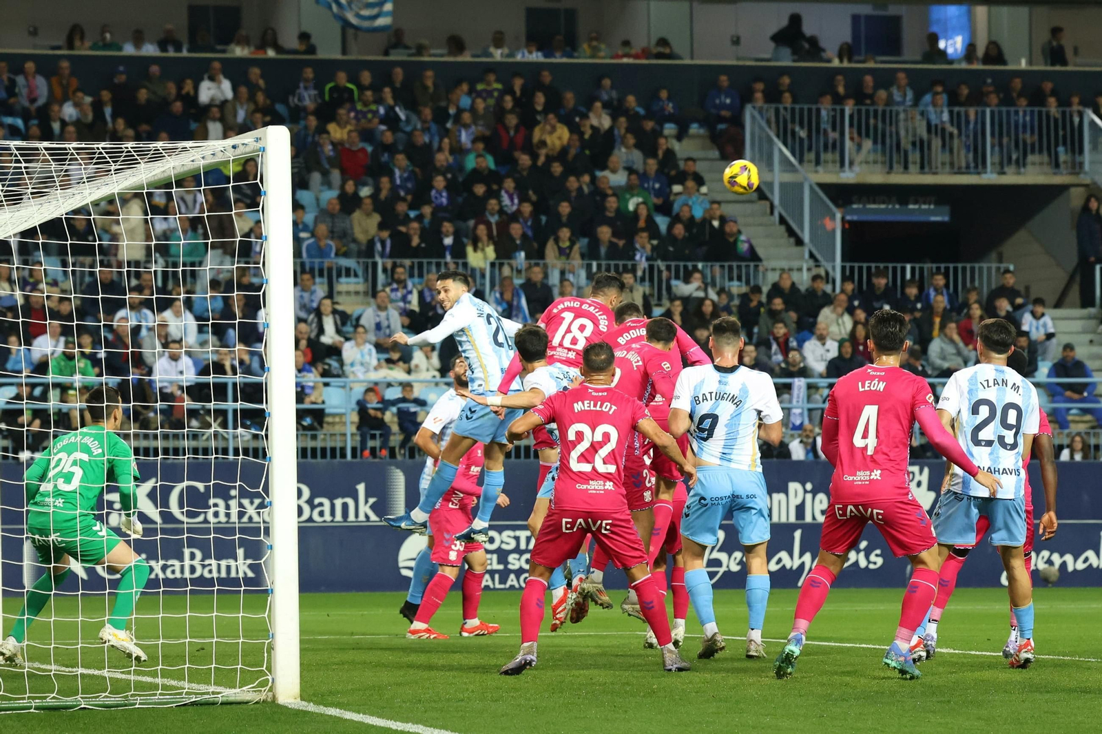 El Málaga CF-CD Tenerife, en fotos